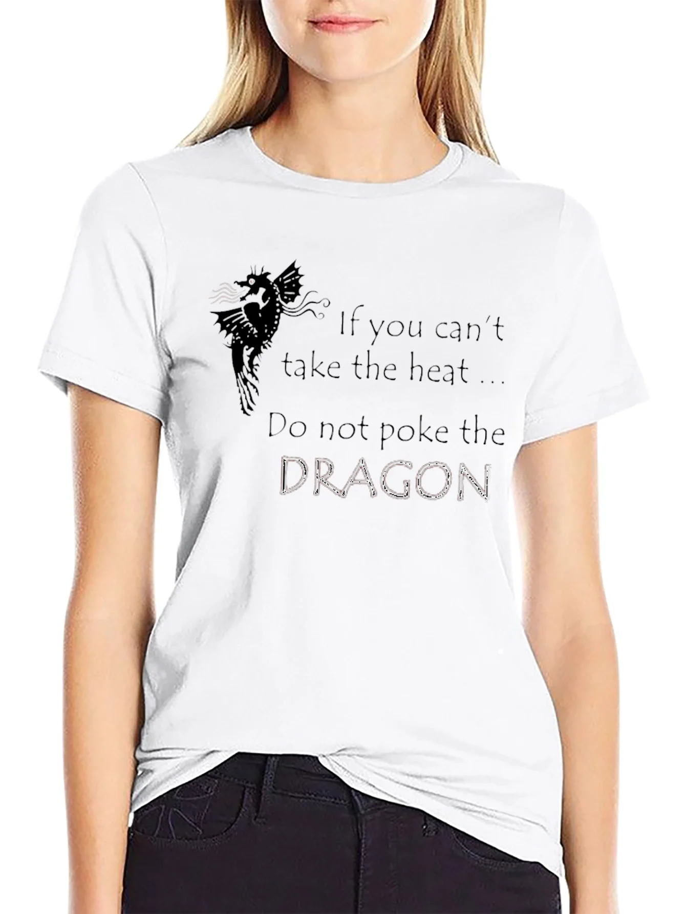 Rebbecca Do Not Poke the Dragon Graphic Tee