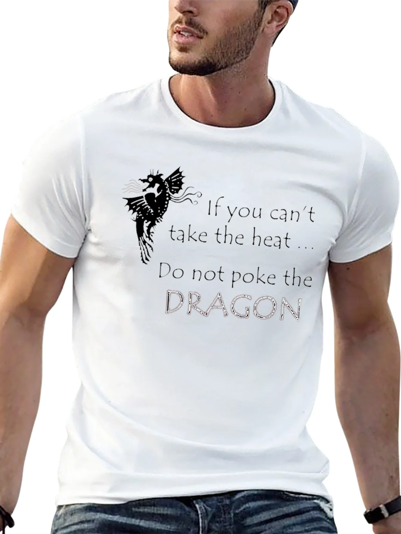 Rebbecca Do Not Poke the Dragon Graphic Tee