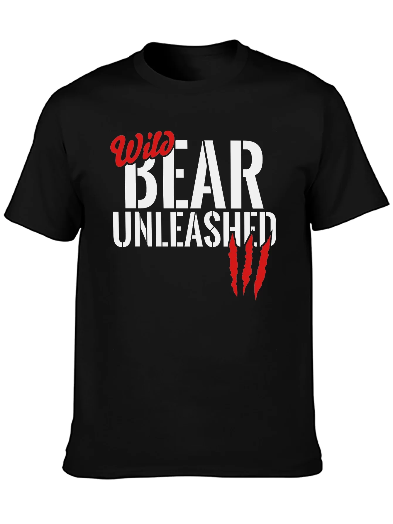 Rebbecca Wild Bear Unleashed Black Graphic Tee