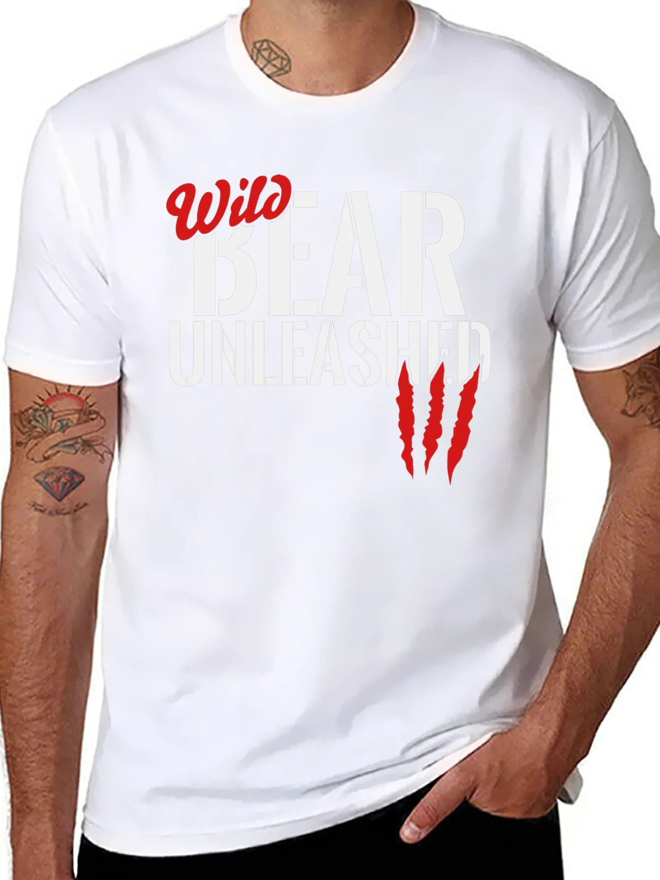 Rebbecca Wild Bear Unleashed Black Graphic Tee