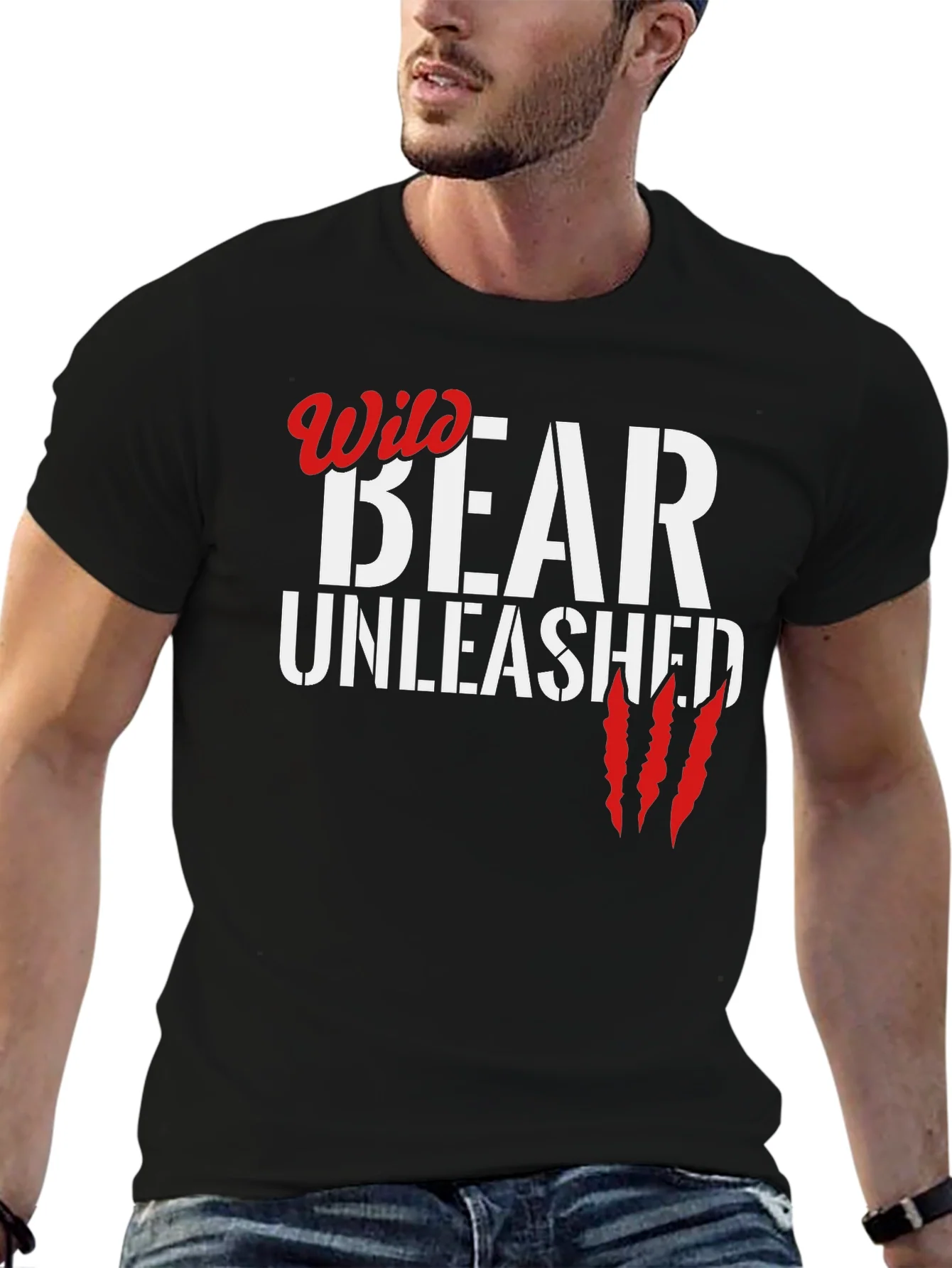 Rebbecca Wild Bear Unleashed Black Graphic Tee