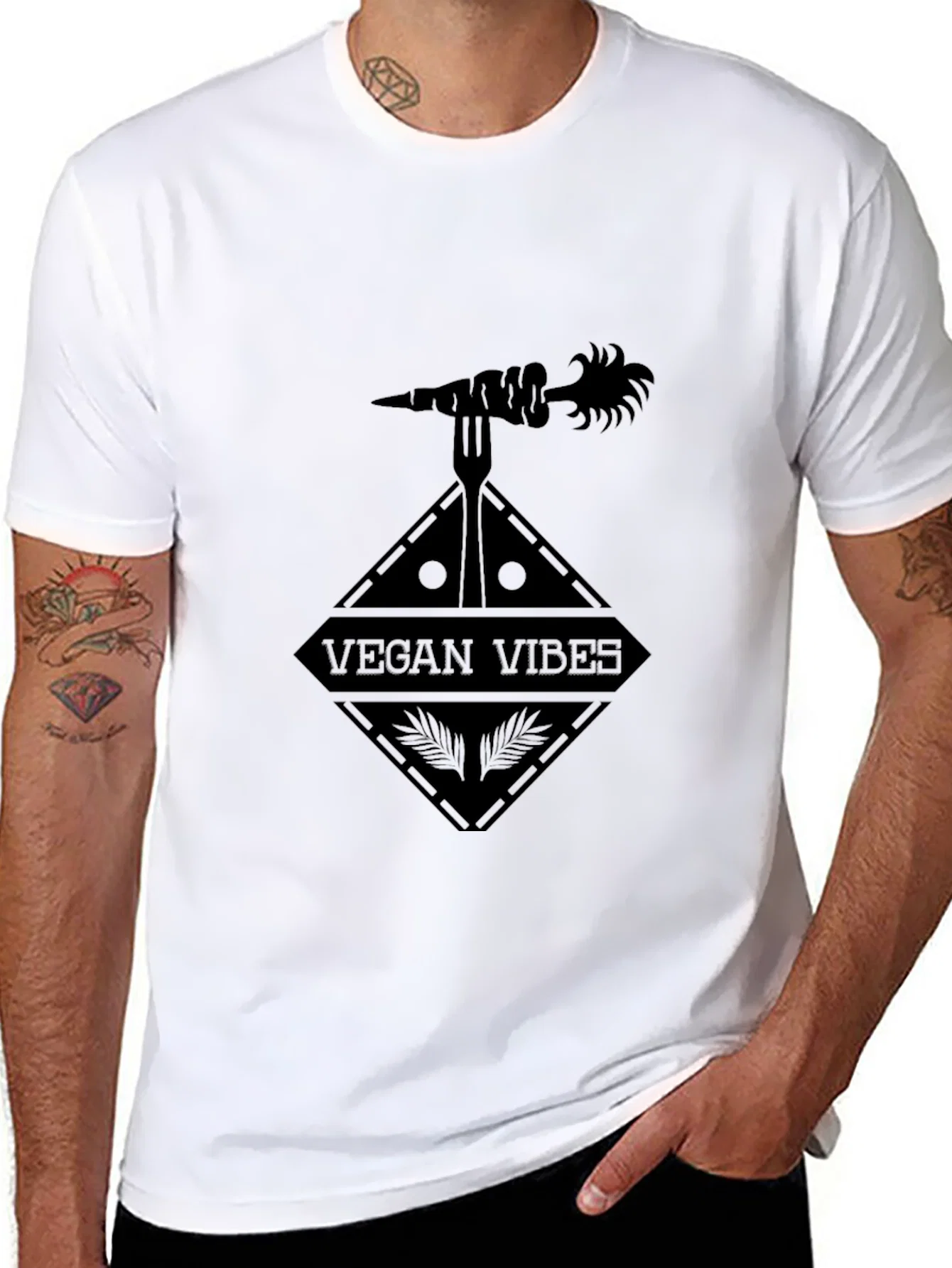Rebbecca Vegan Vibes Black T-Shirt
