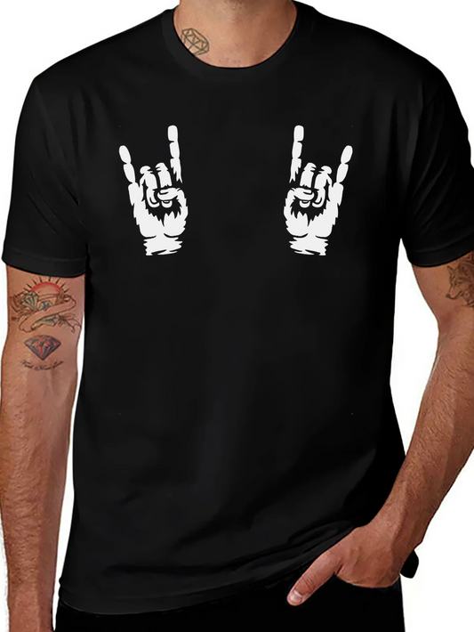 Rebbecca Rock On Hand Gesture Graphic Tee