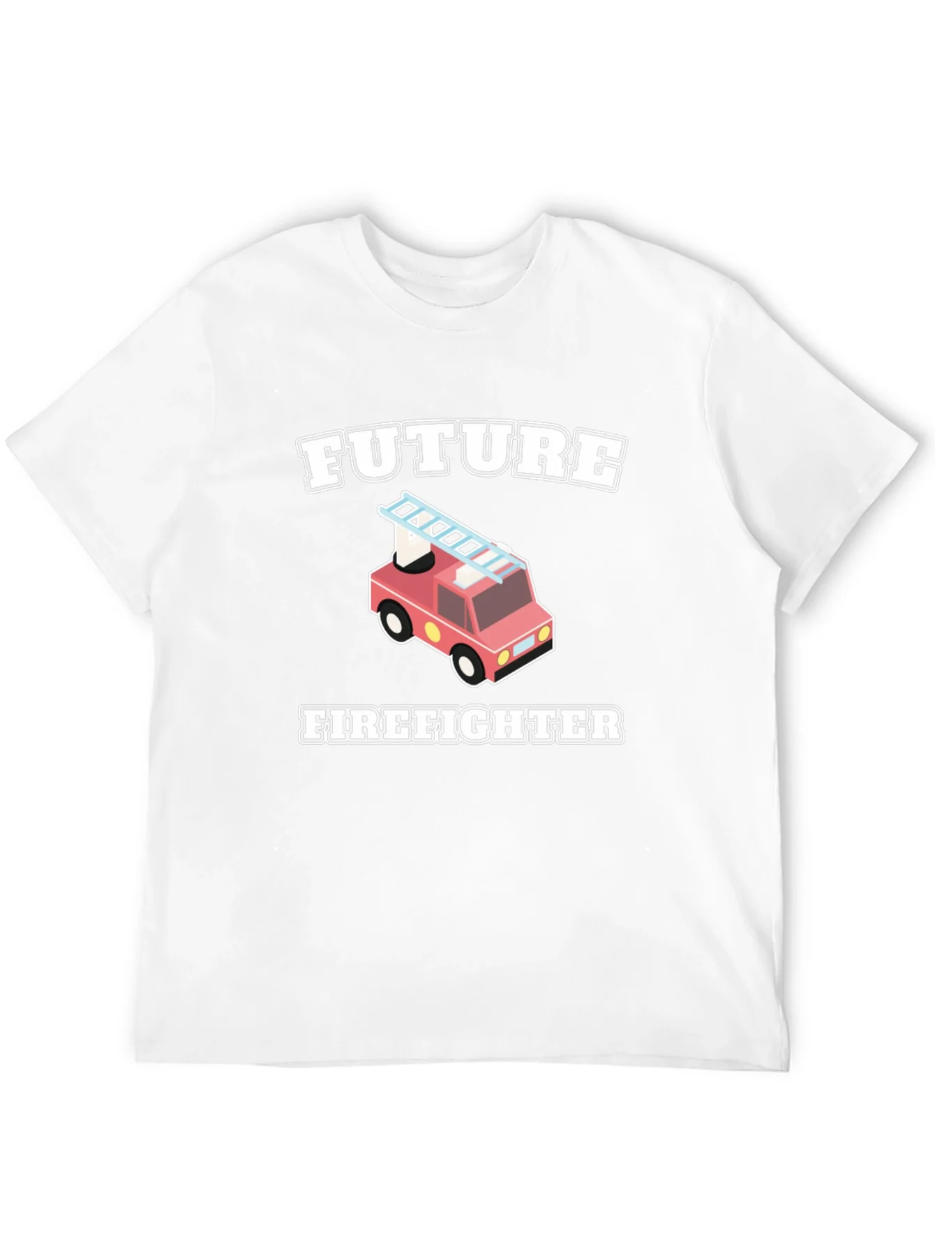 Camiseta Negra Futuro Bombero Infantil