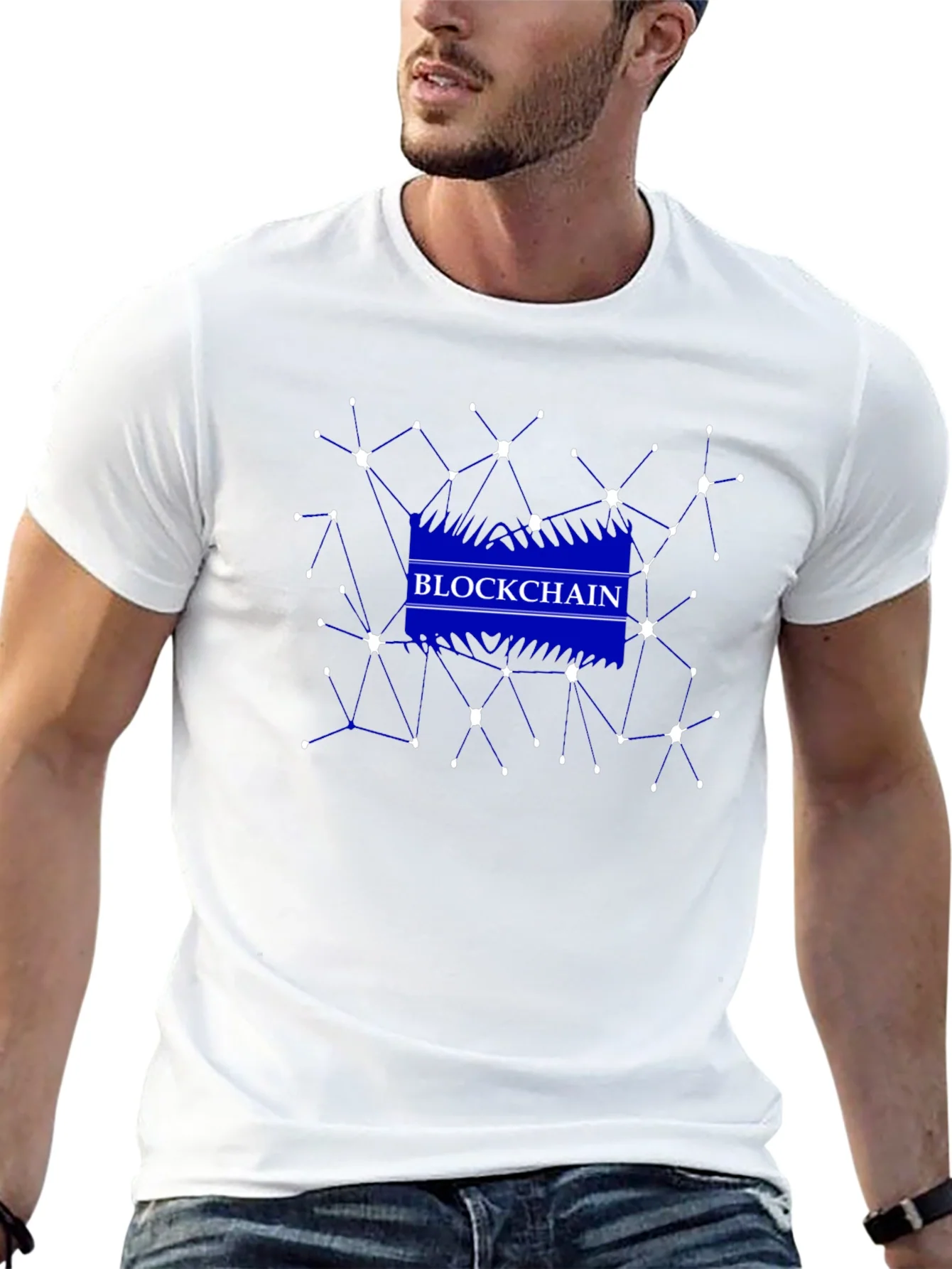 Rebbecca Blockchain Network Graphic Black T-Shirt