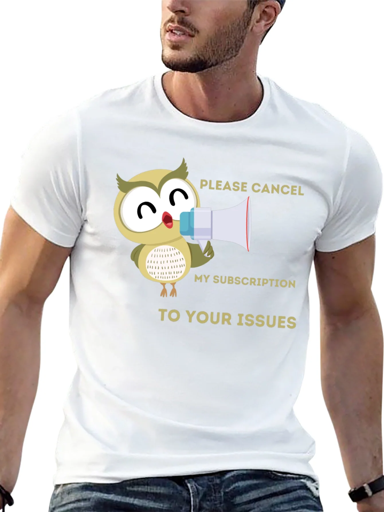 Rebbecca Cancel My Subscription Owl T-Shirt