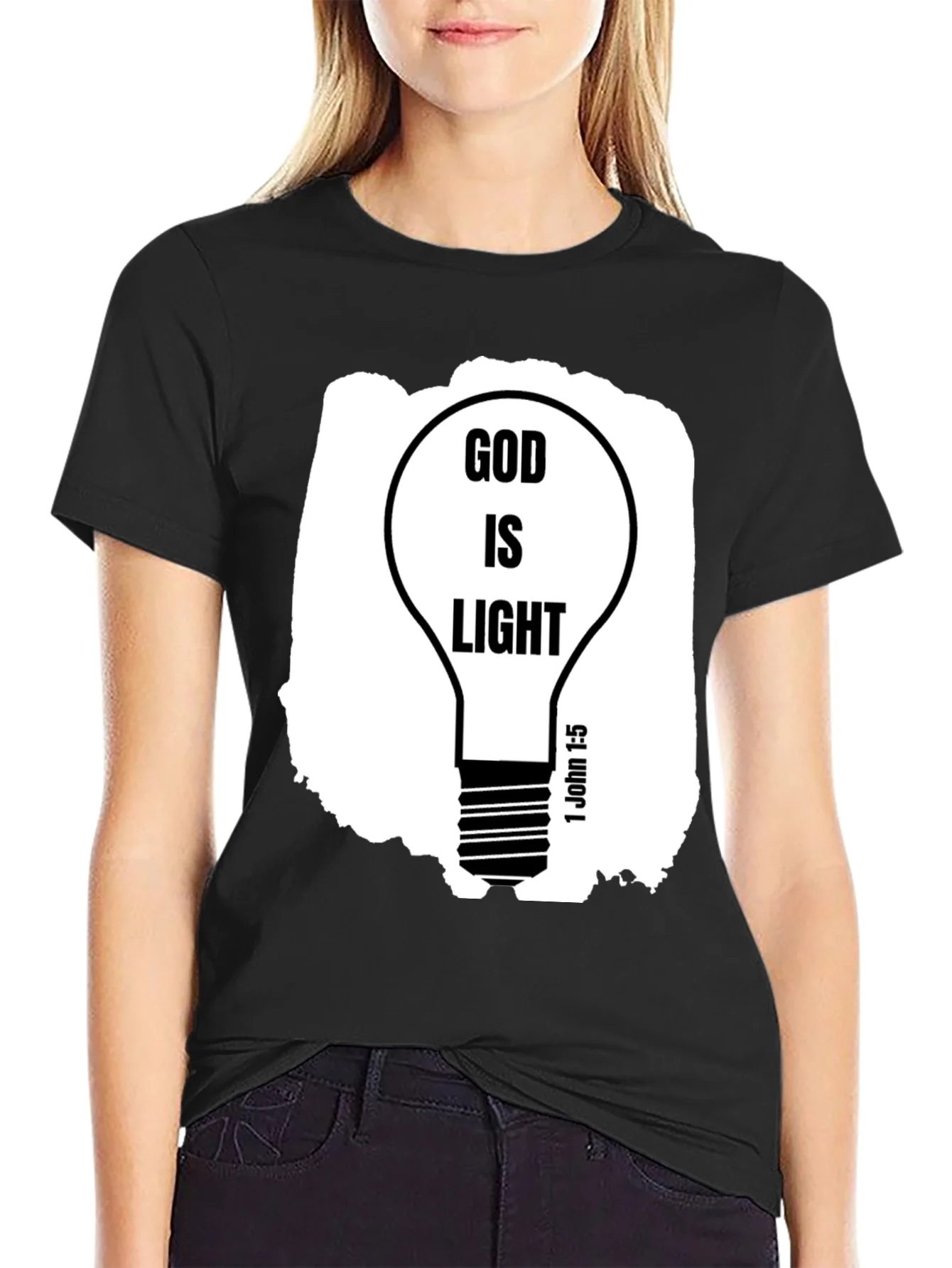 Camiseta Cristiana Dios es Luz