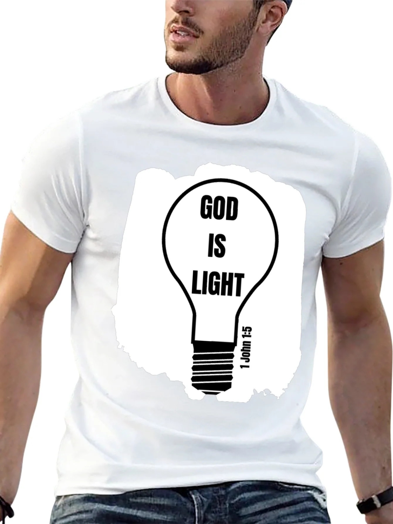 Camiseta Cristiana Dios es Luz