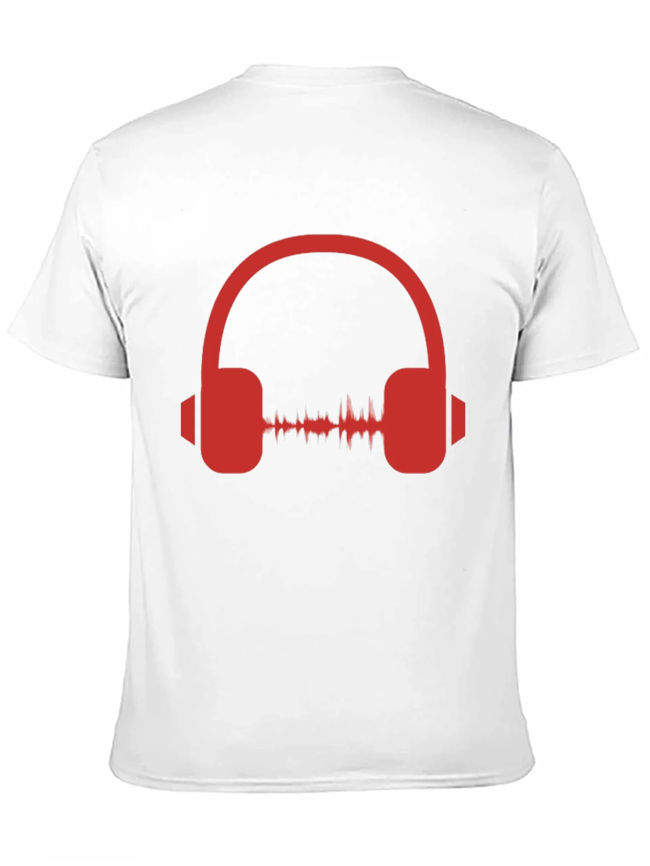 Rebbecca Red Headphone Graphic Black T-Shirt
