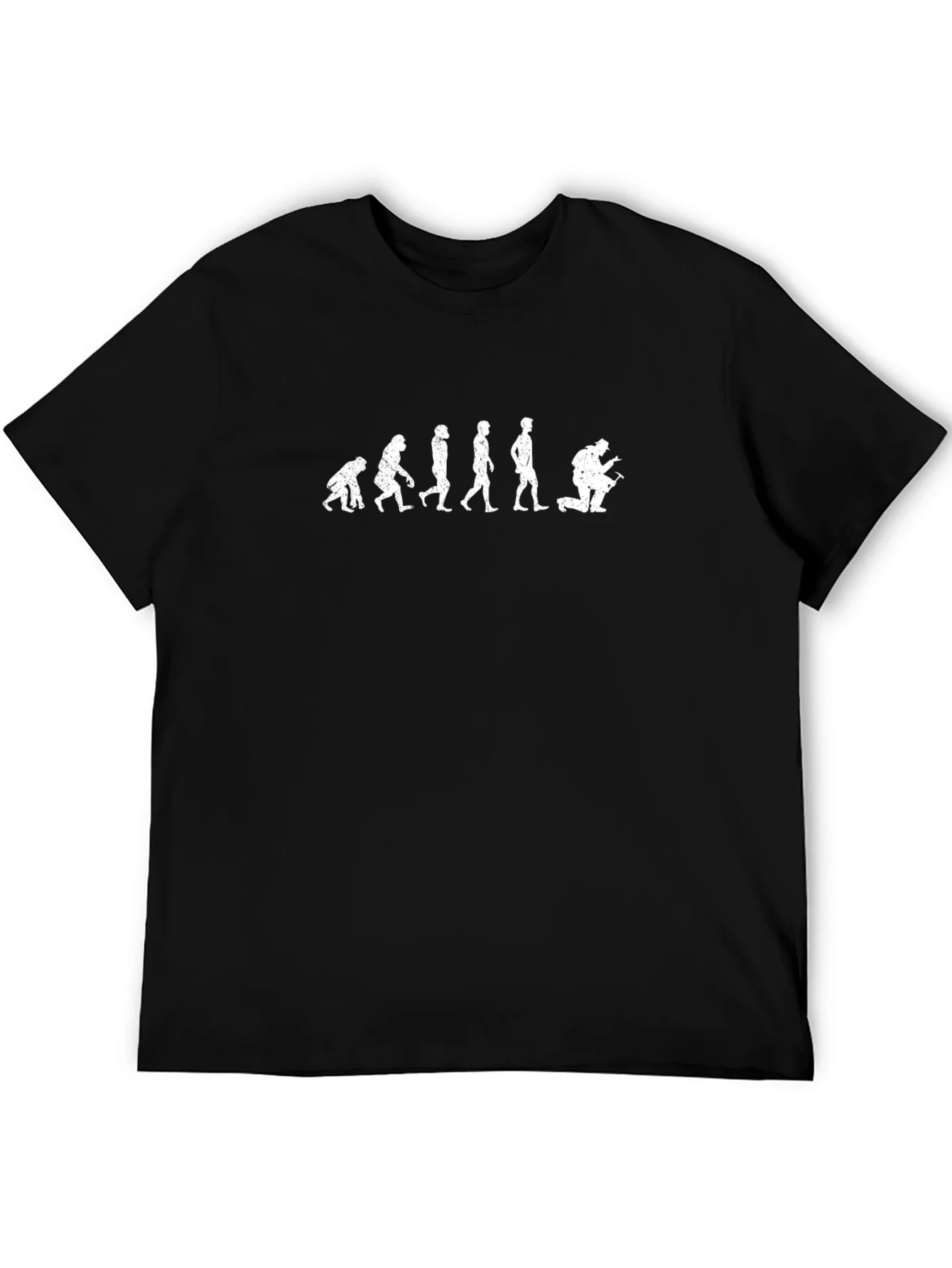 Camiseta Negra Hombre Evoluci¨®n Gamer