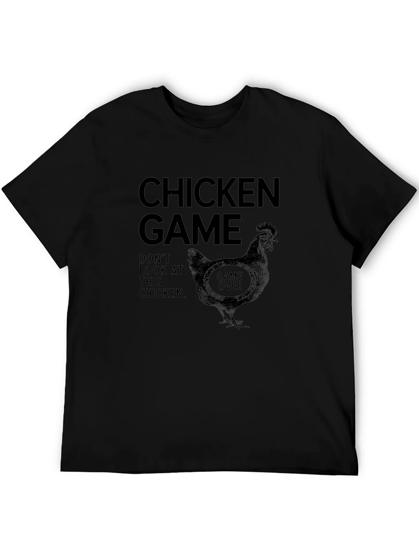 Camiseta Negra Chicken Game