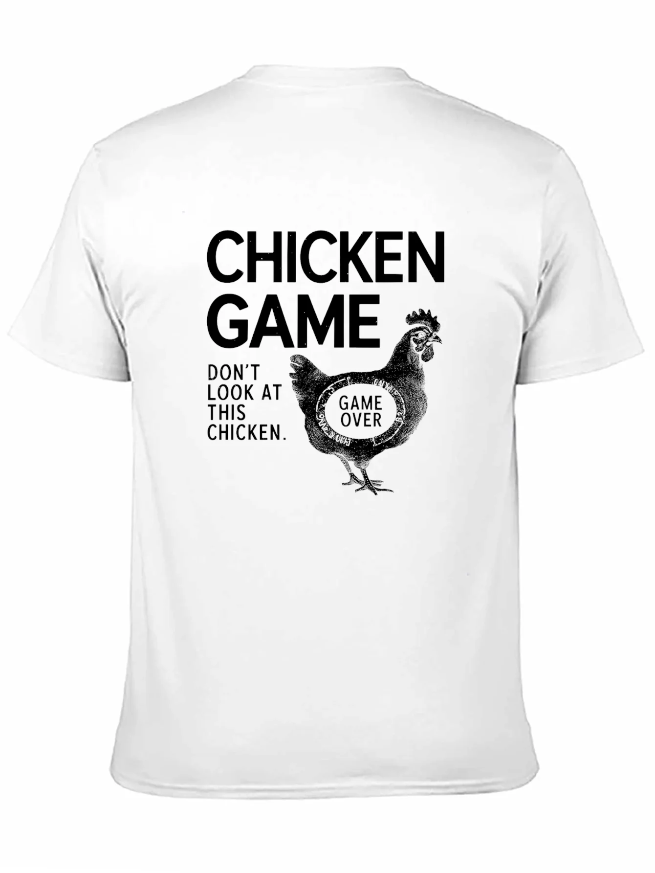 Camiseta Negra Chicken Game