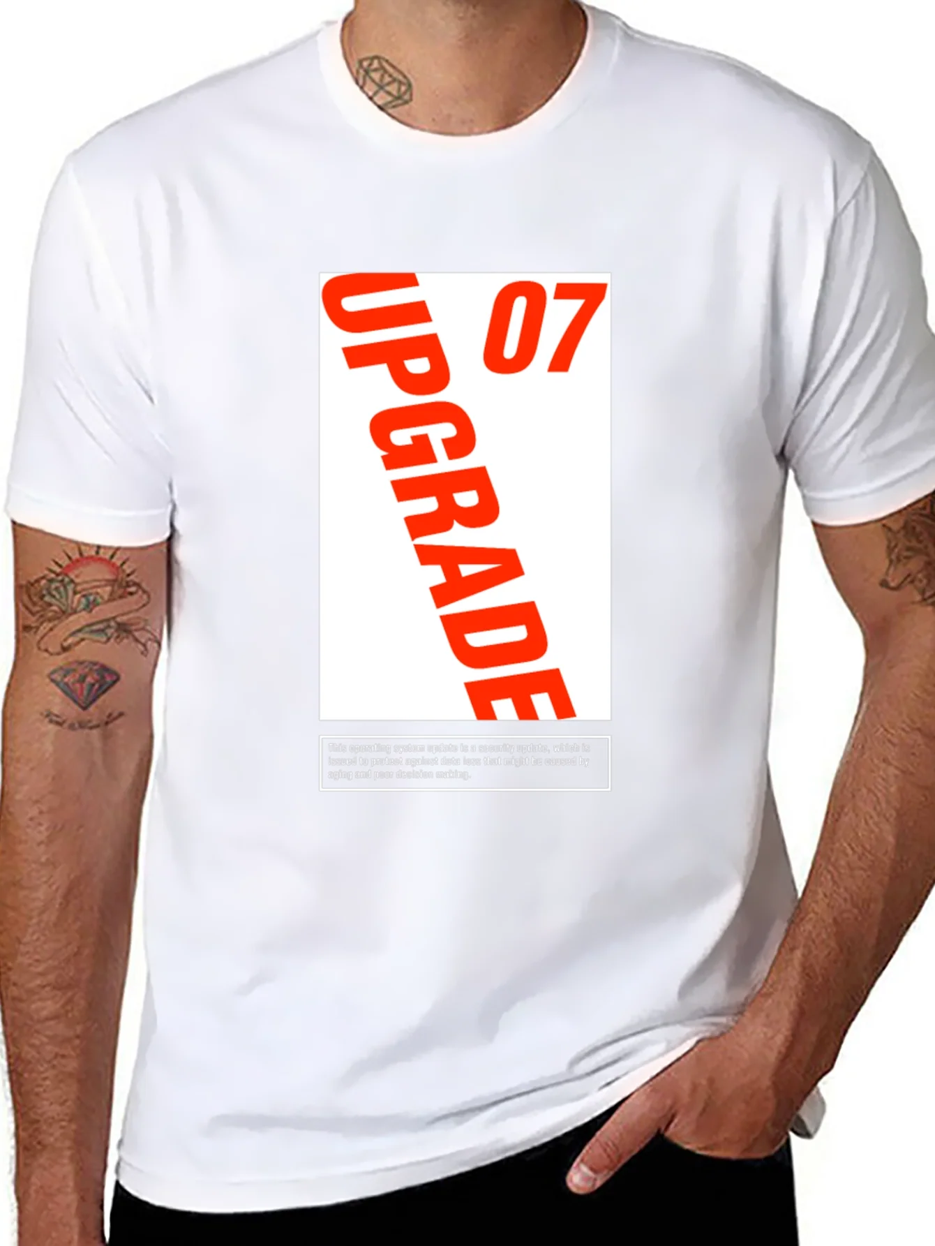 Camiseta Negra Upgrade 07 - Estilo Moderno