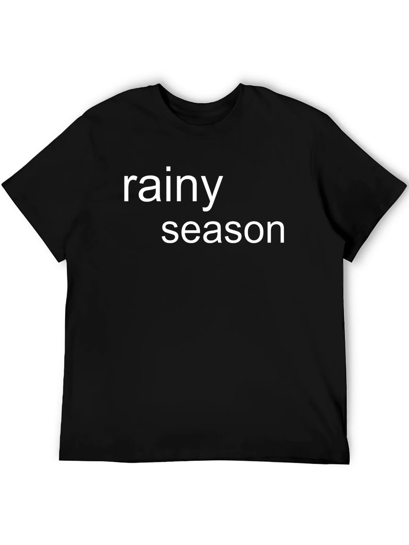 Camiseta Negra Temporada de Lluvias