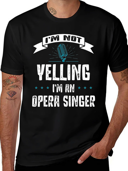 Rebbecca Opera Singer T-Shirt - Im Not Yelling Funny Gift