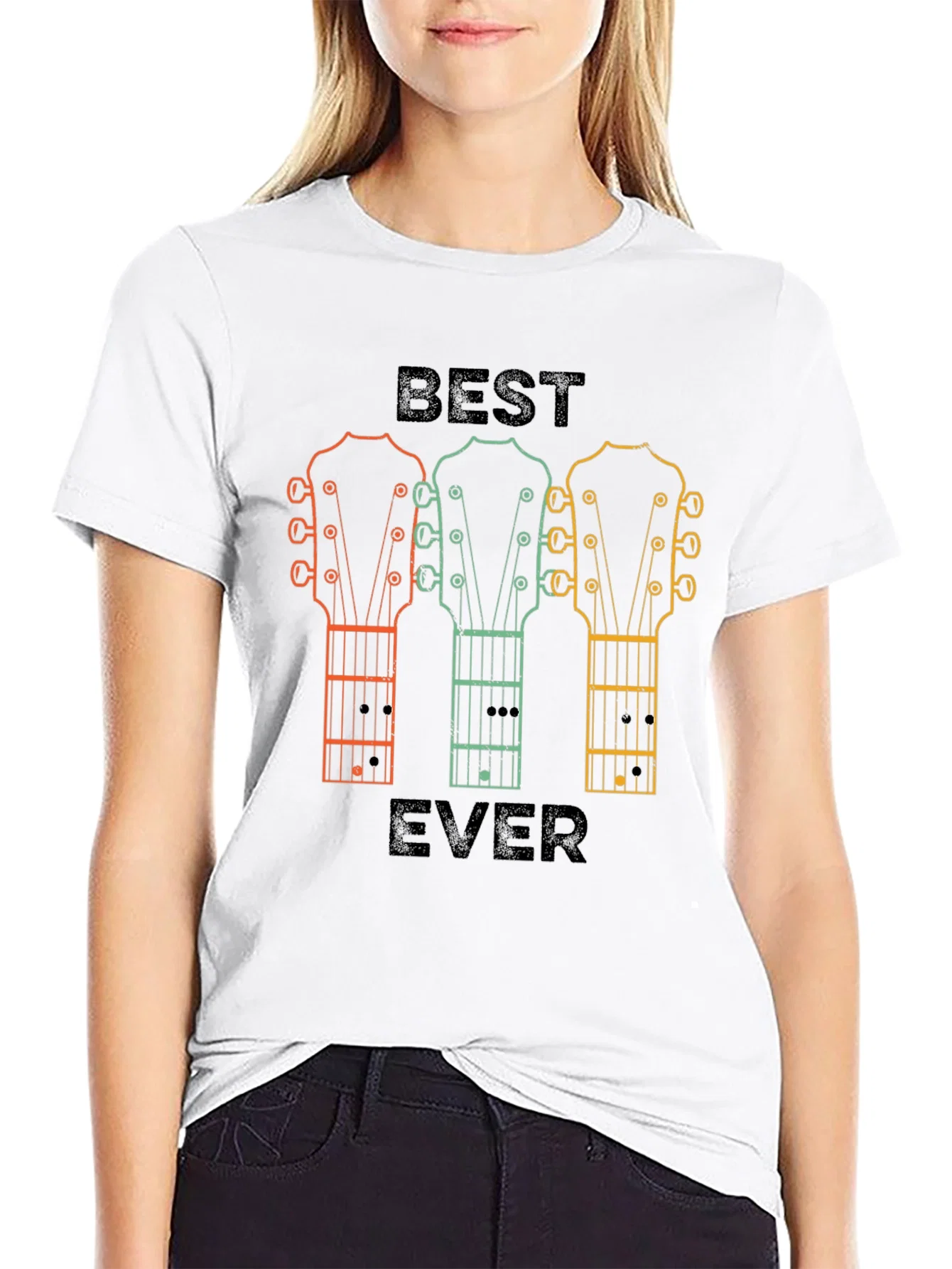 Rebbecca Best Ever Guitar Headstock T-Shirt