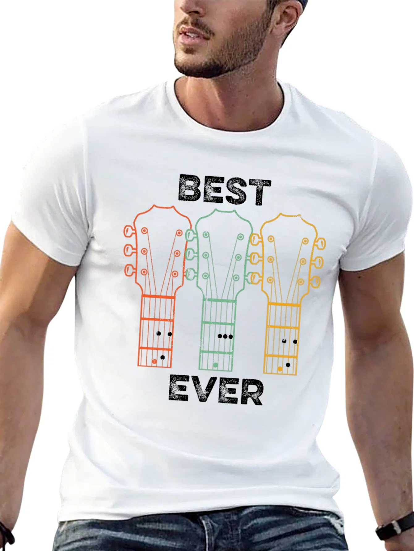 Rebbecca Best Ever Guitar Headstock T-Shirt