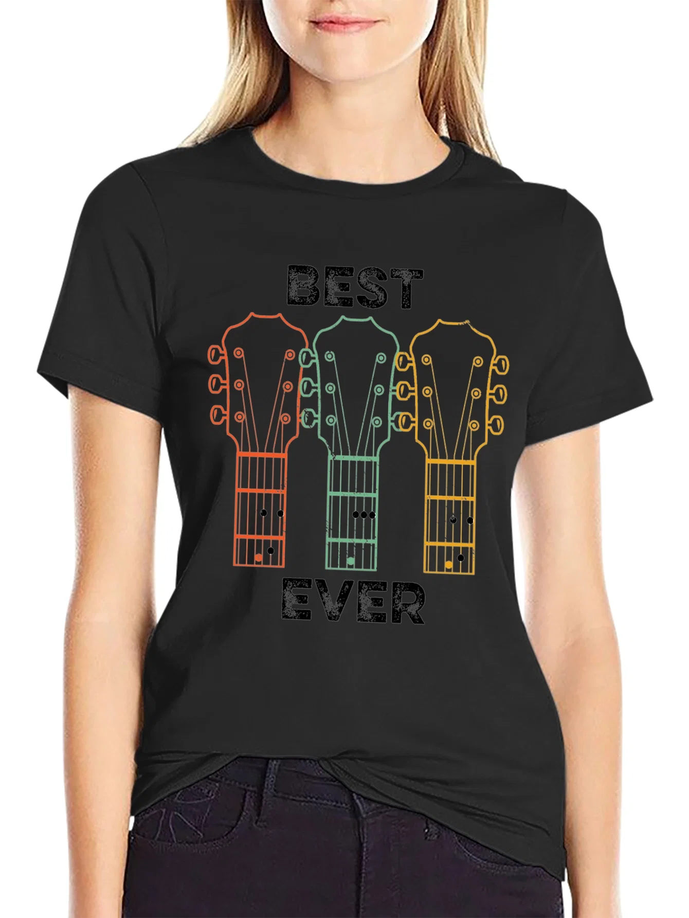 Rebbecca Best Ever Guitar Headstock T-Shirt