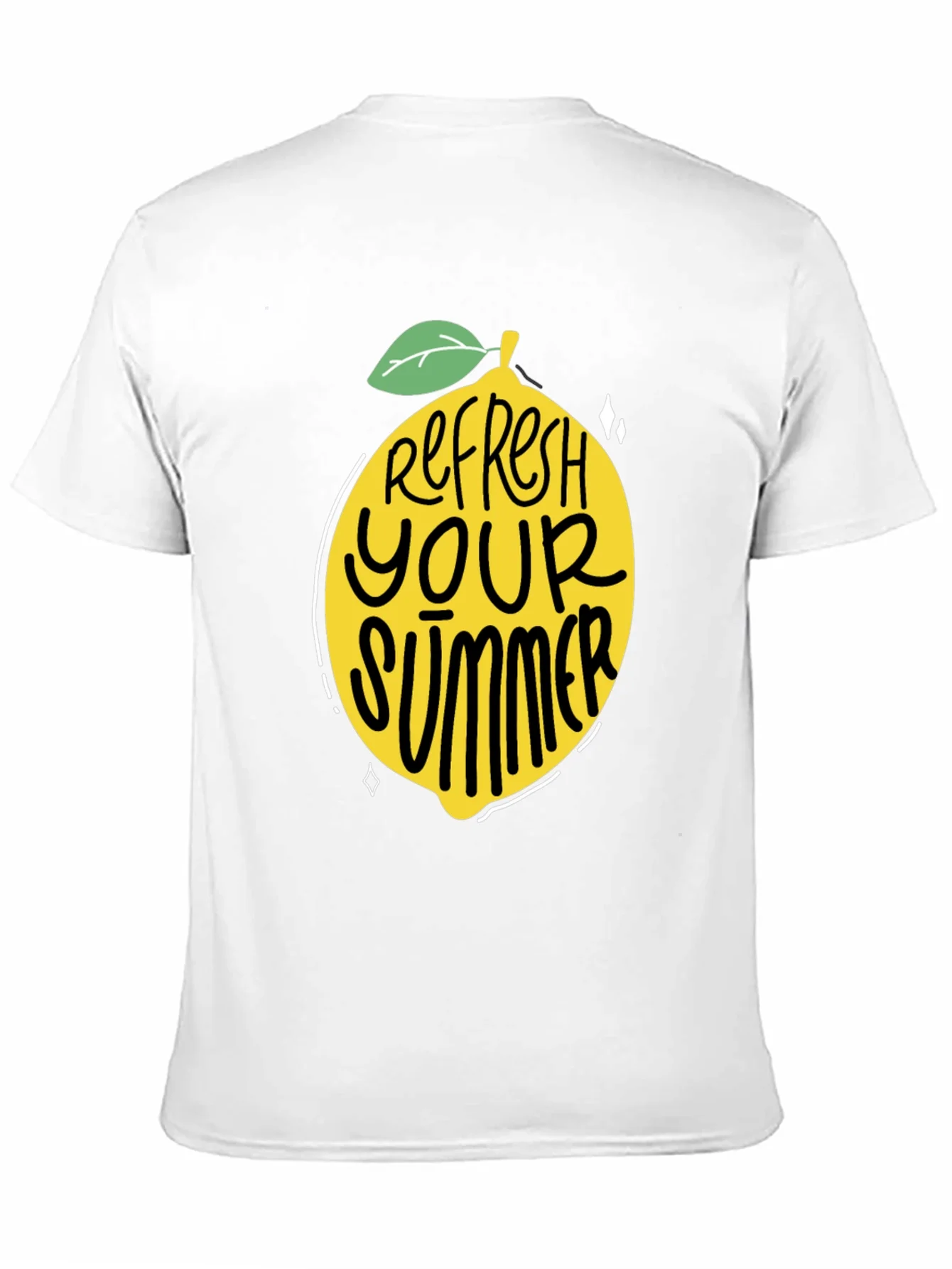 Rebbecca Refresh Your Summer Black Graphic Tee