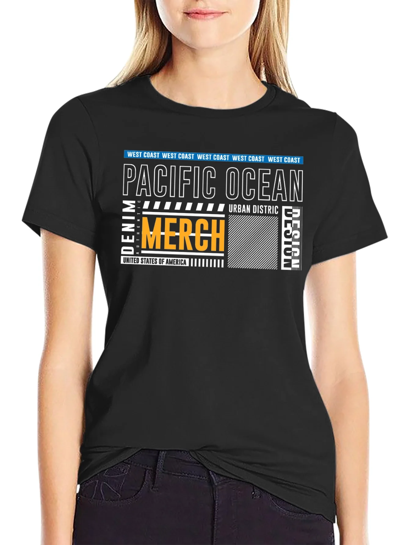 Rebbecca Pacific Ocean Graphic Print T-Shirt