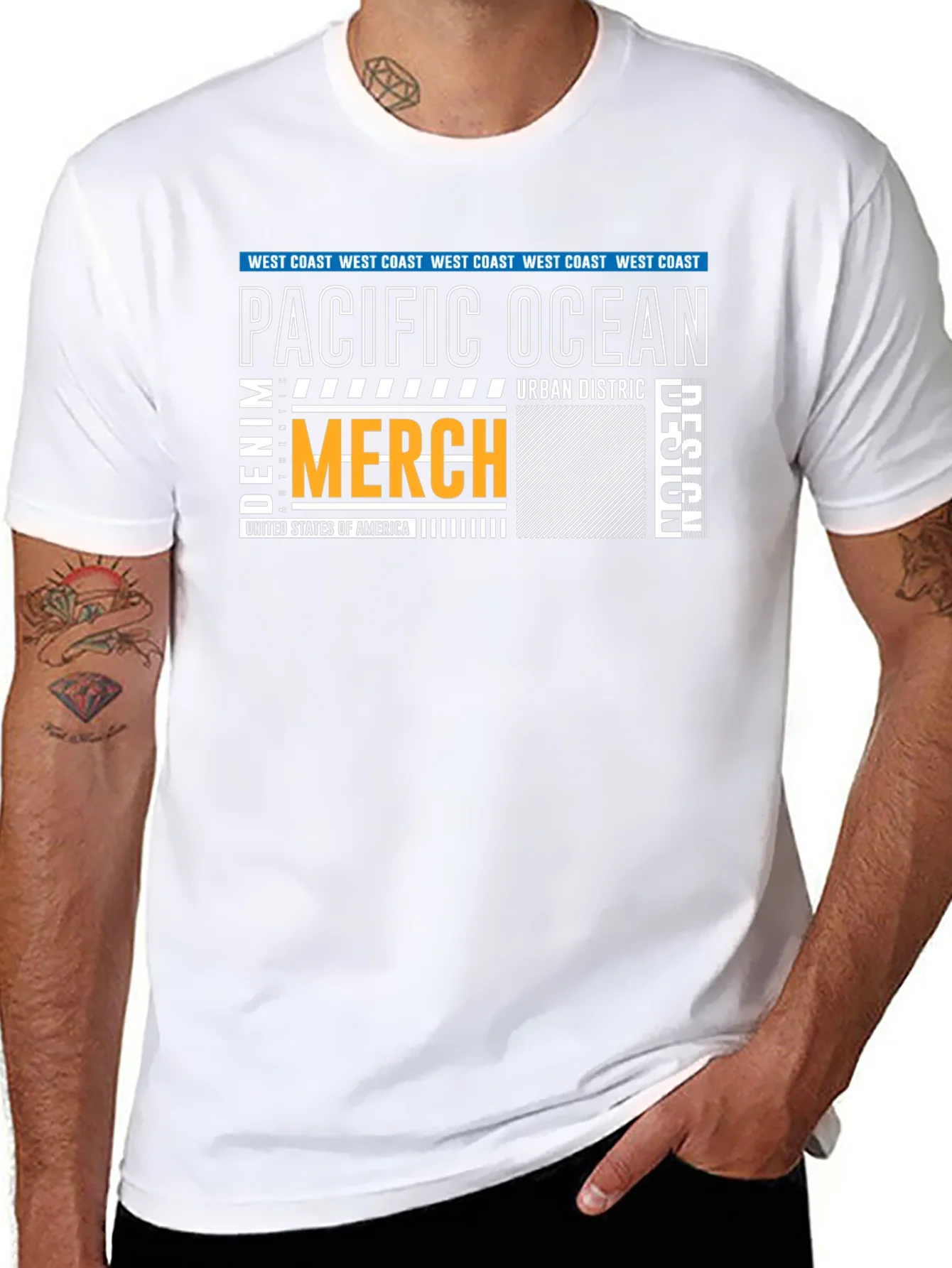 Rebbecca Pacific Ocean Graphic Print T-Shirt