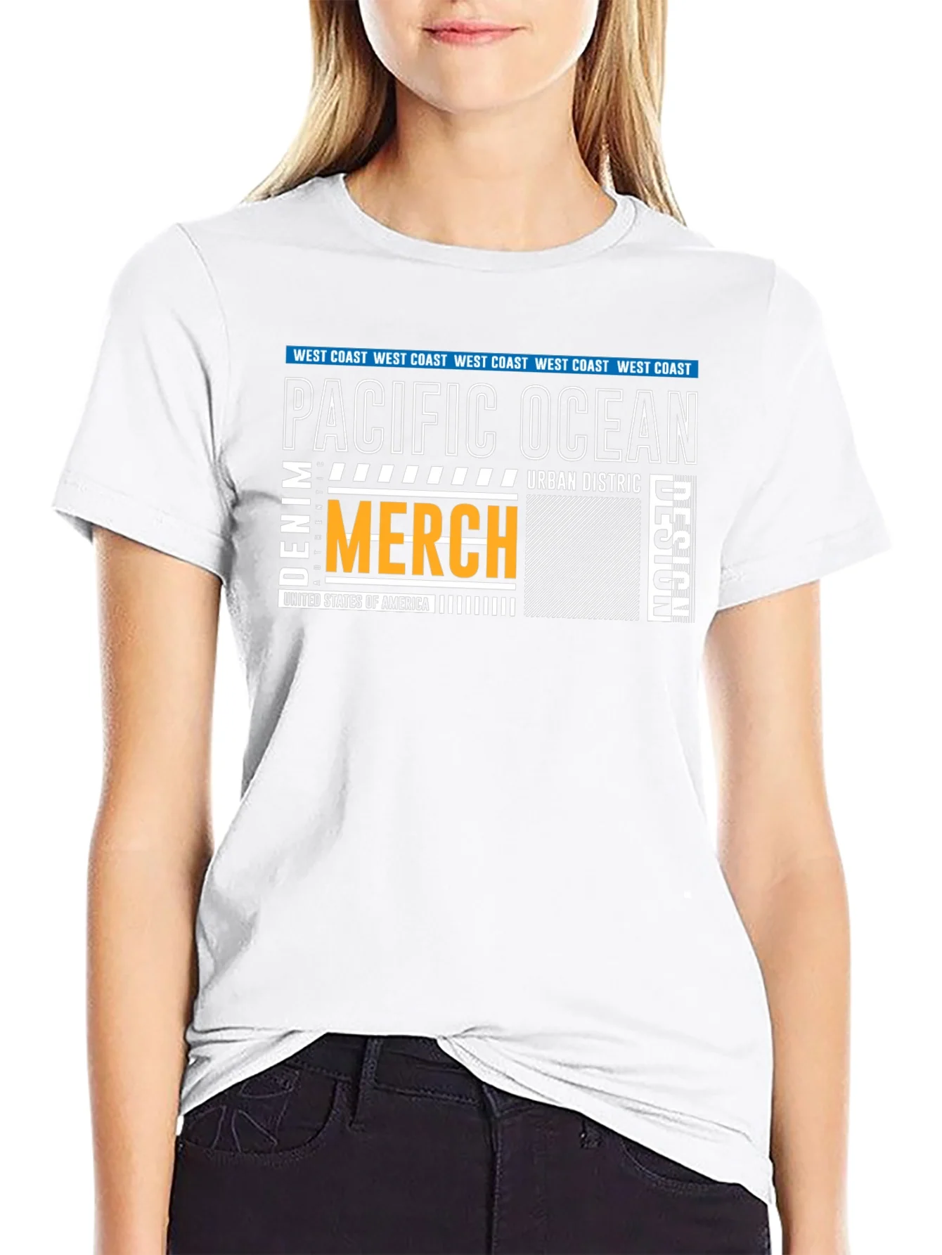Rebbecca Pacific Ocean Graphic Print T-Shirt