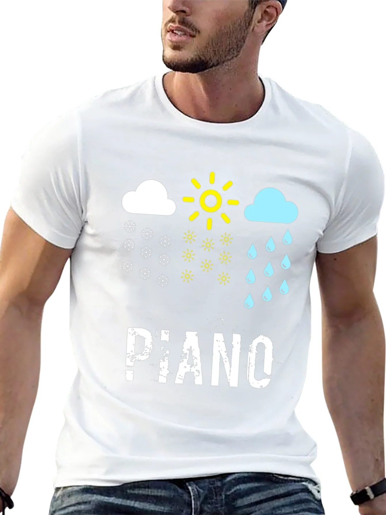 Rebbecca Piano Weather Black T-Shirt