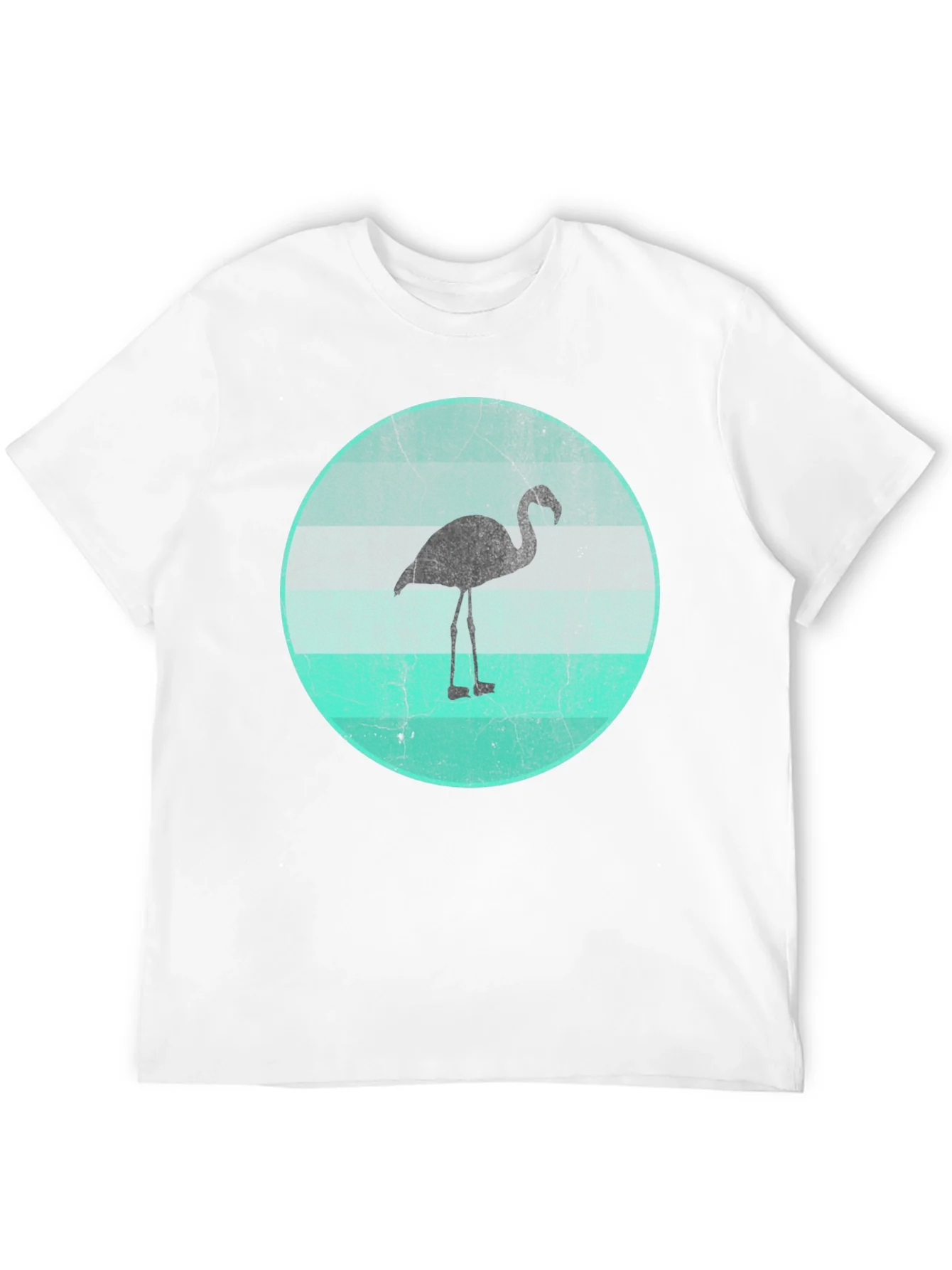 Camiseta Negra con Dise?o de Flamenco Retro
