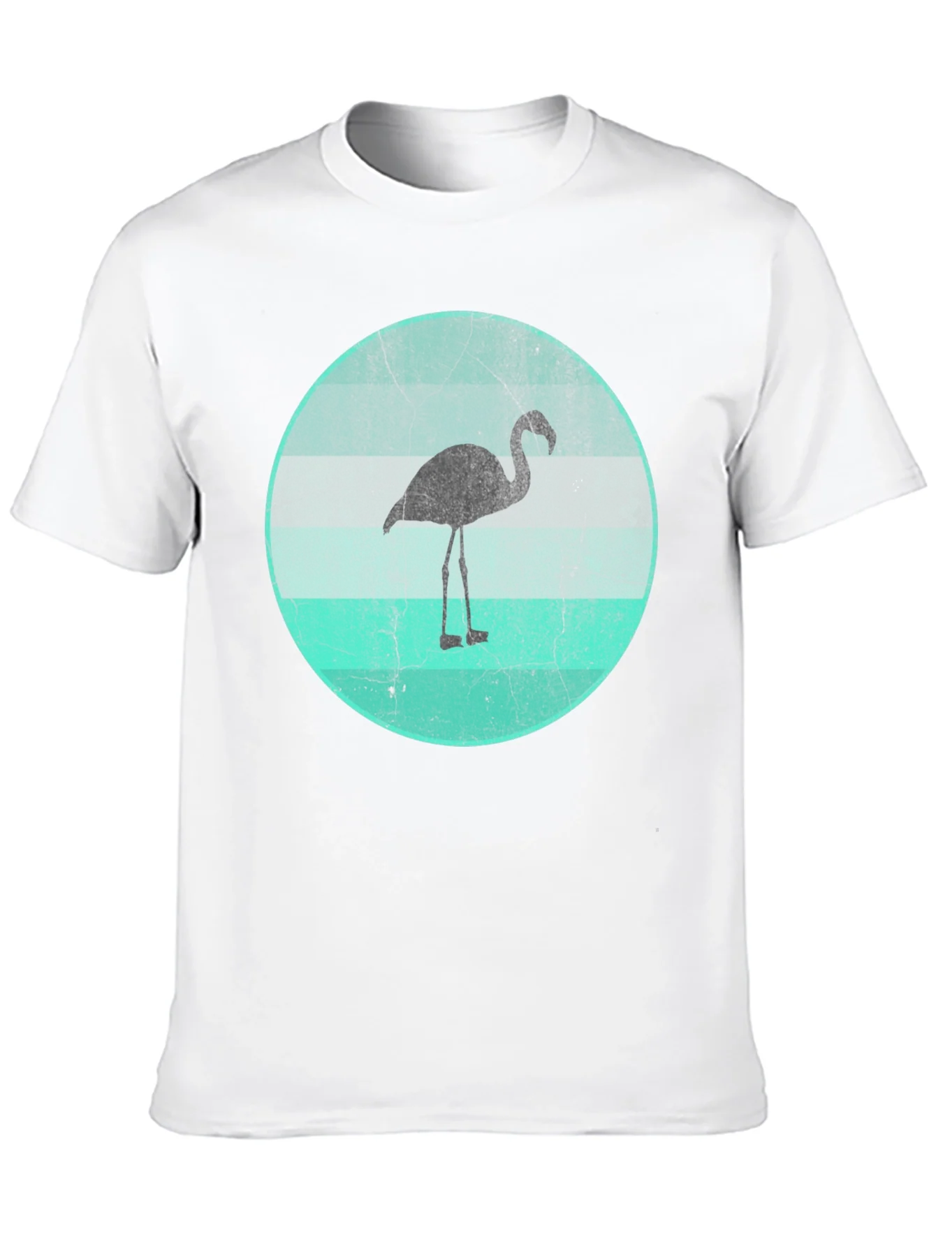 Camiseta Negra con Dise?o de Flamenco Retro