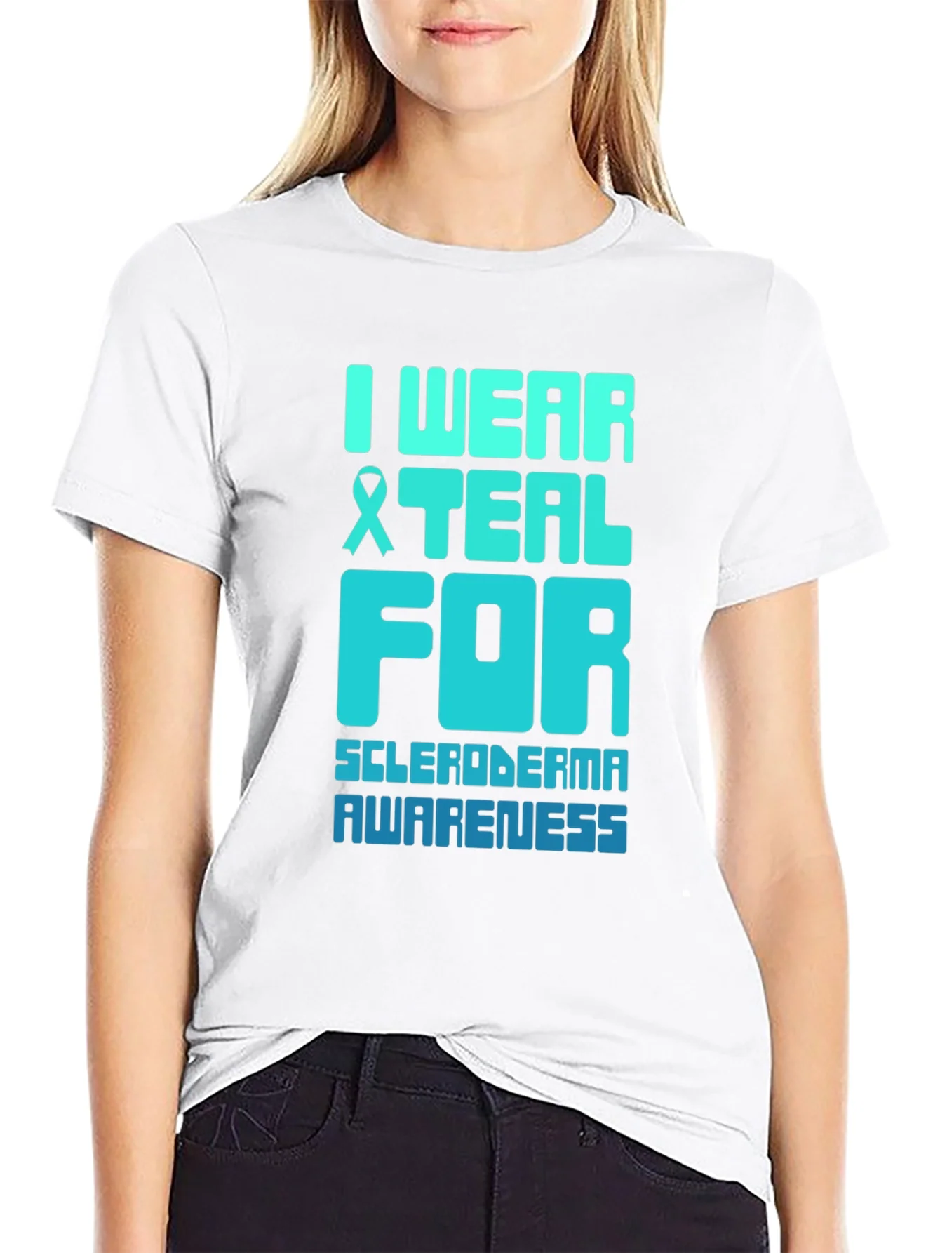 Camiseta Conciencia Esclerodermia en Teal
