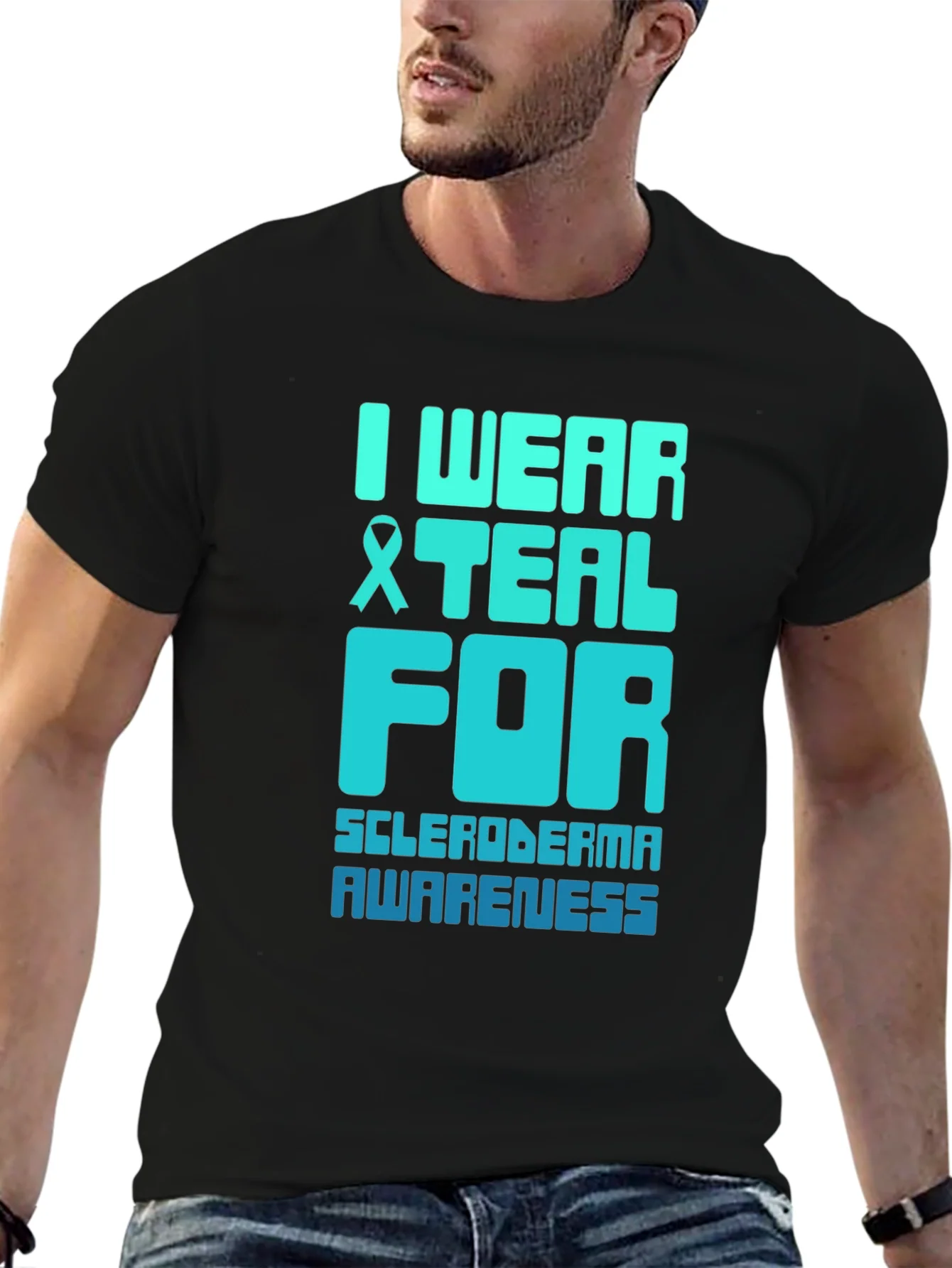 Camiseta Conciencia Esclerodermia en Teal