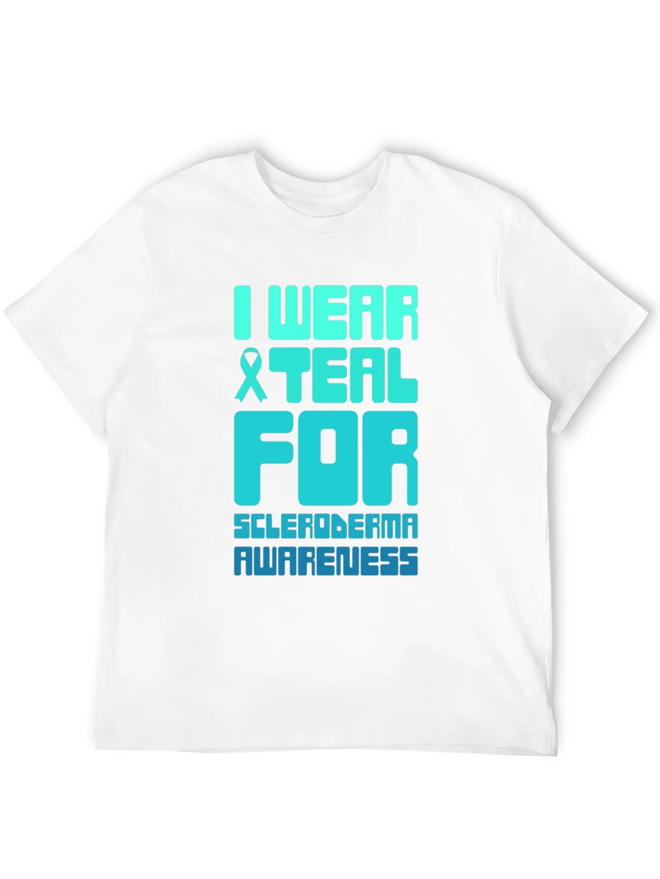 Camiseta Conciencia Esclerodermia en Teal