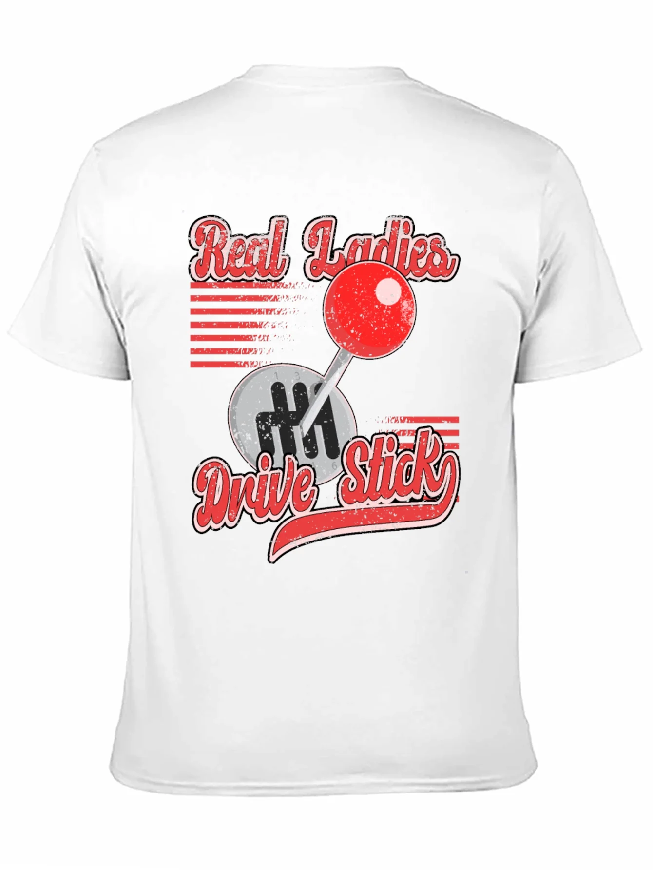 Rebbecca Real Ladies Drive Stick Graphic T-Shirt