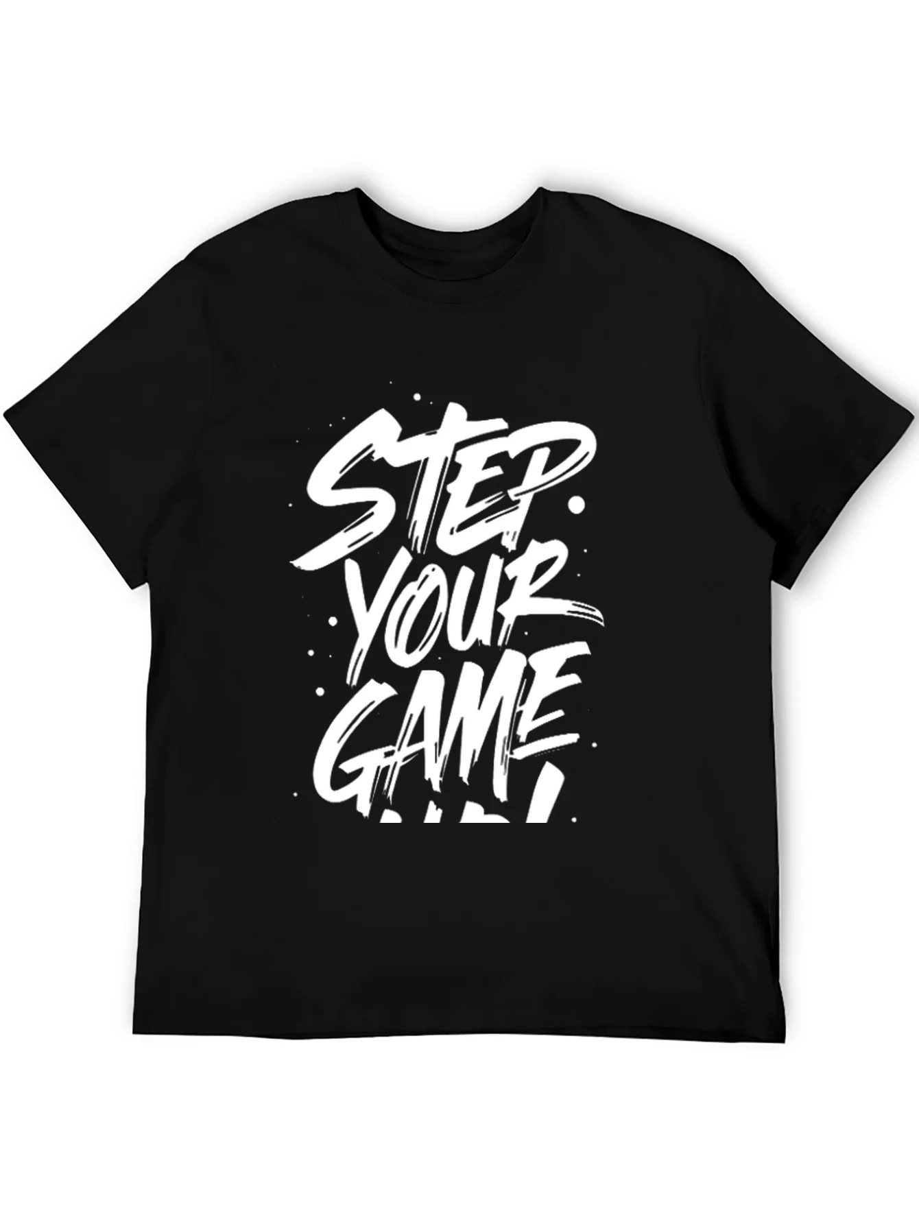 Rebbecca Step Your Game Up Graphic T-Shirt - Black