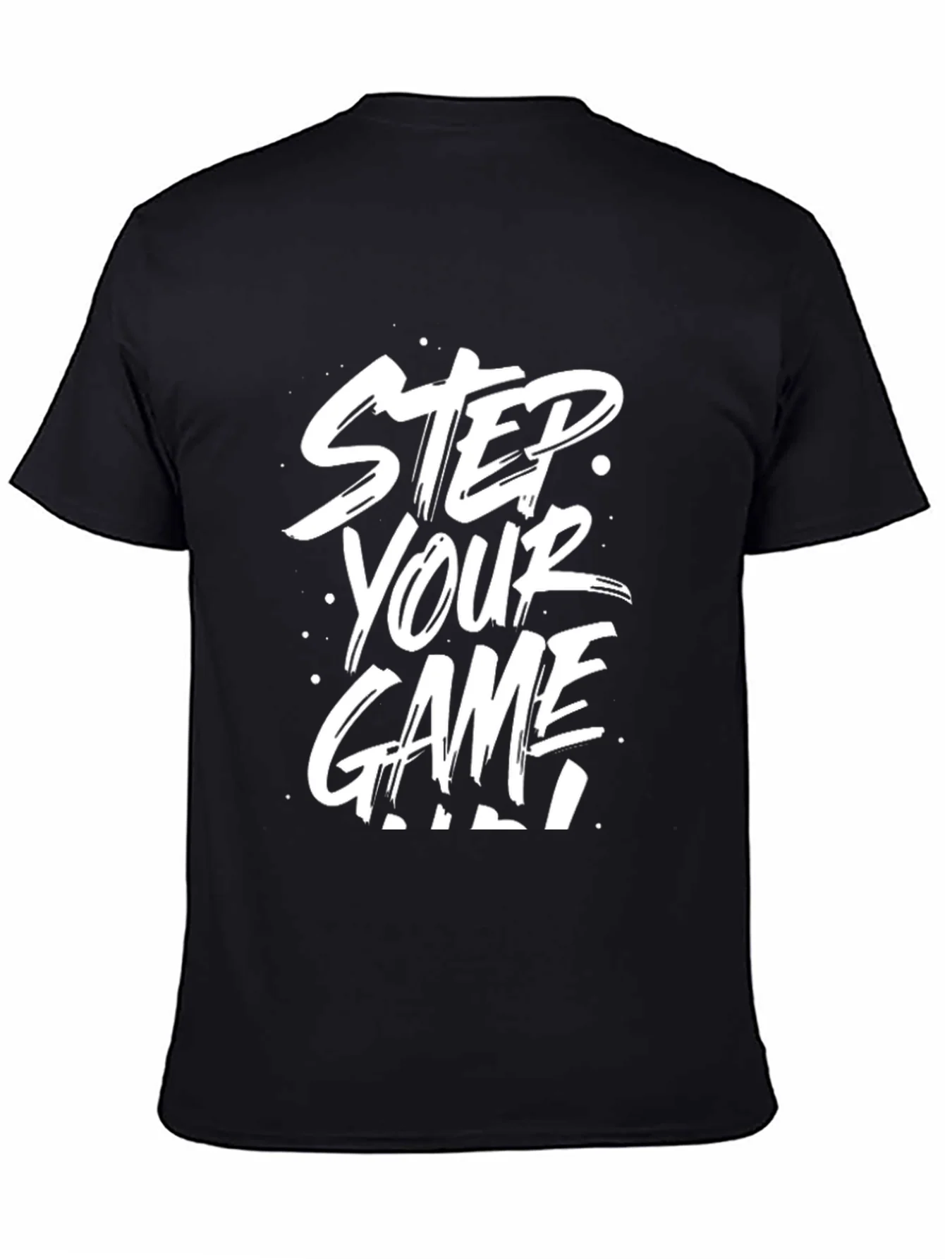 Rebbecca Step Your Game Up Graphic T-Shirt - Black