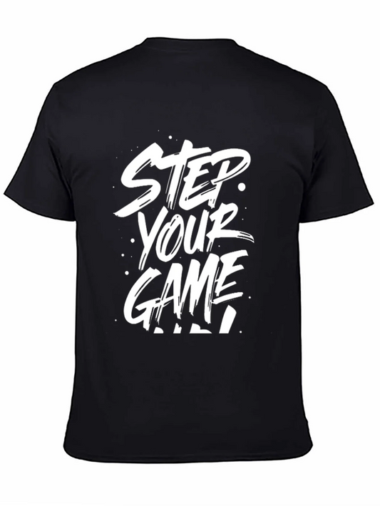 Rebbecca Step Your Game Up Graphic T-Shirt - Black