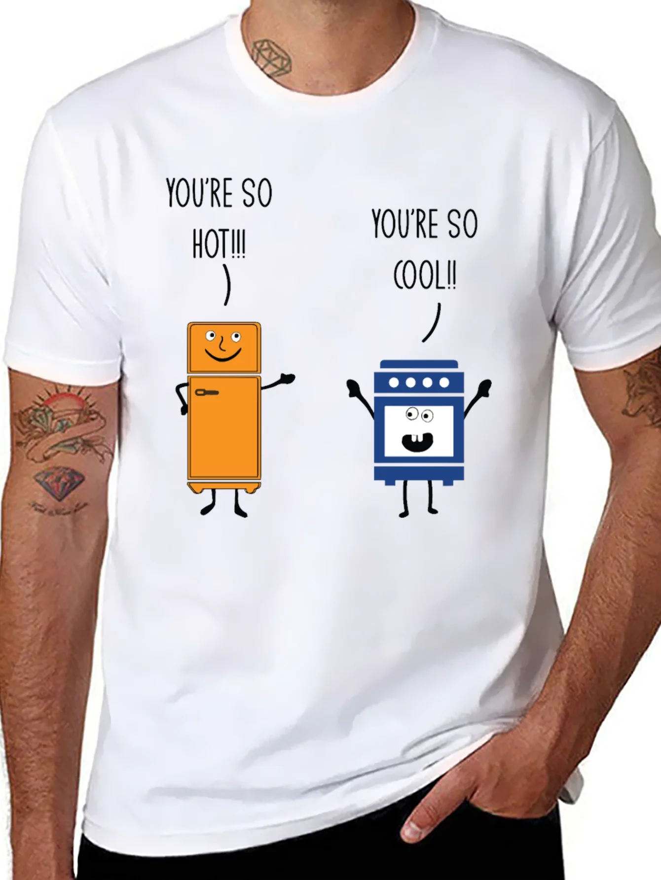 Rebbecca Youre So Hot Cool Graphic T-Shirt