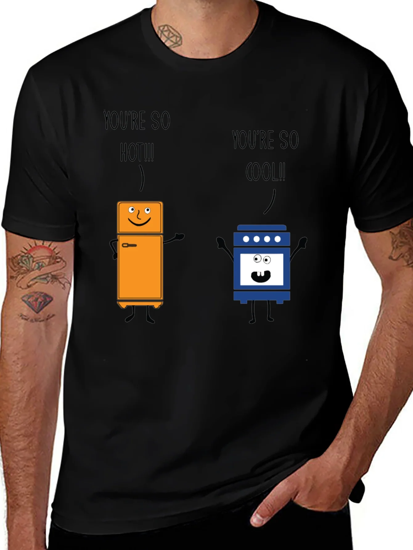 Rebbecca Youre So Hot Cool Graphic T-Shirt