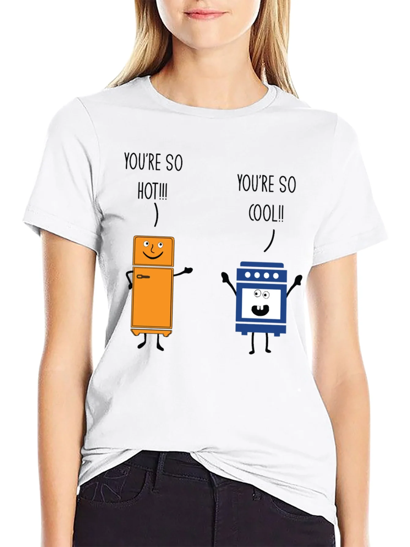 Rebbecca Youre So Hot Cool Graphic T-Shirt