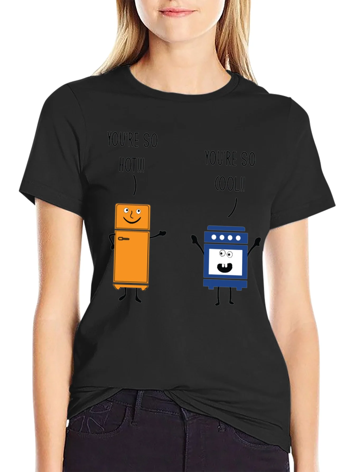 Rebbecca Youre So Hot Cool Graphic T-Shirt