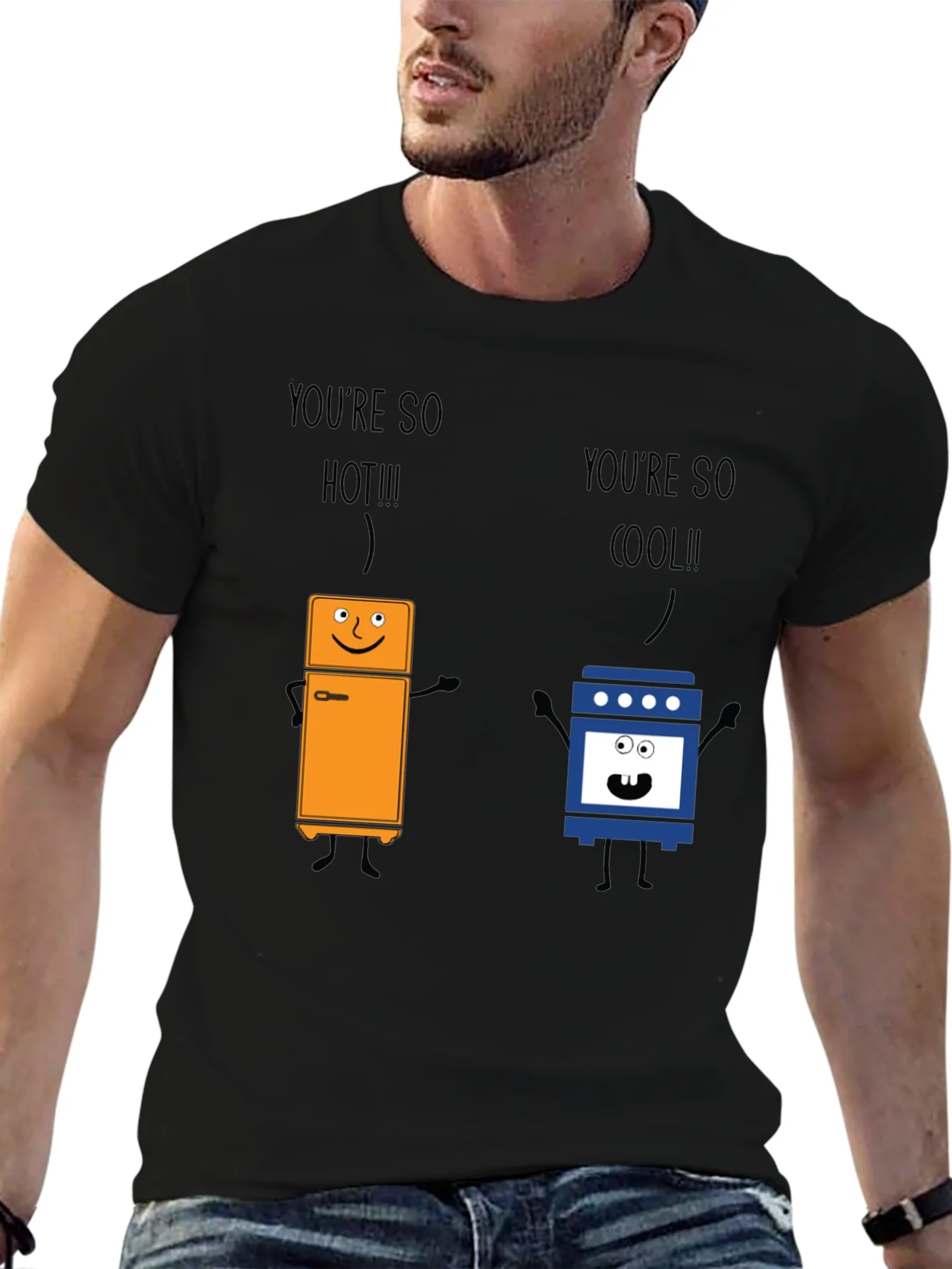 Rebbecca Youre So Hot Cool Graphic T-Shirt