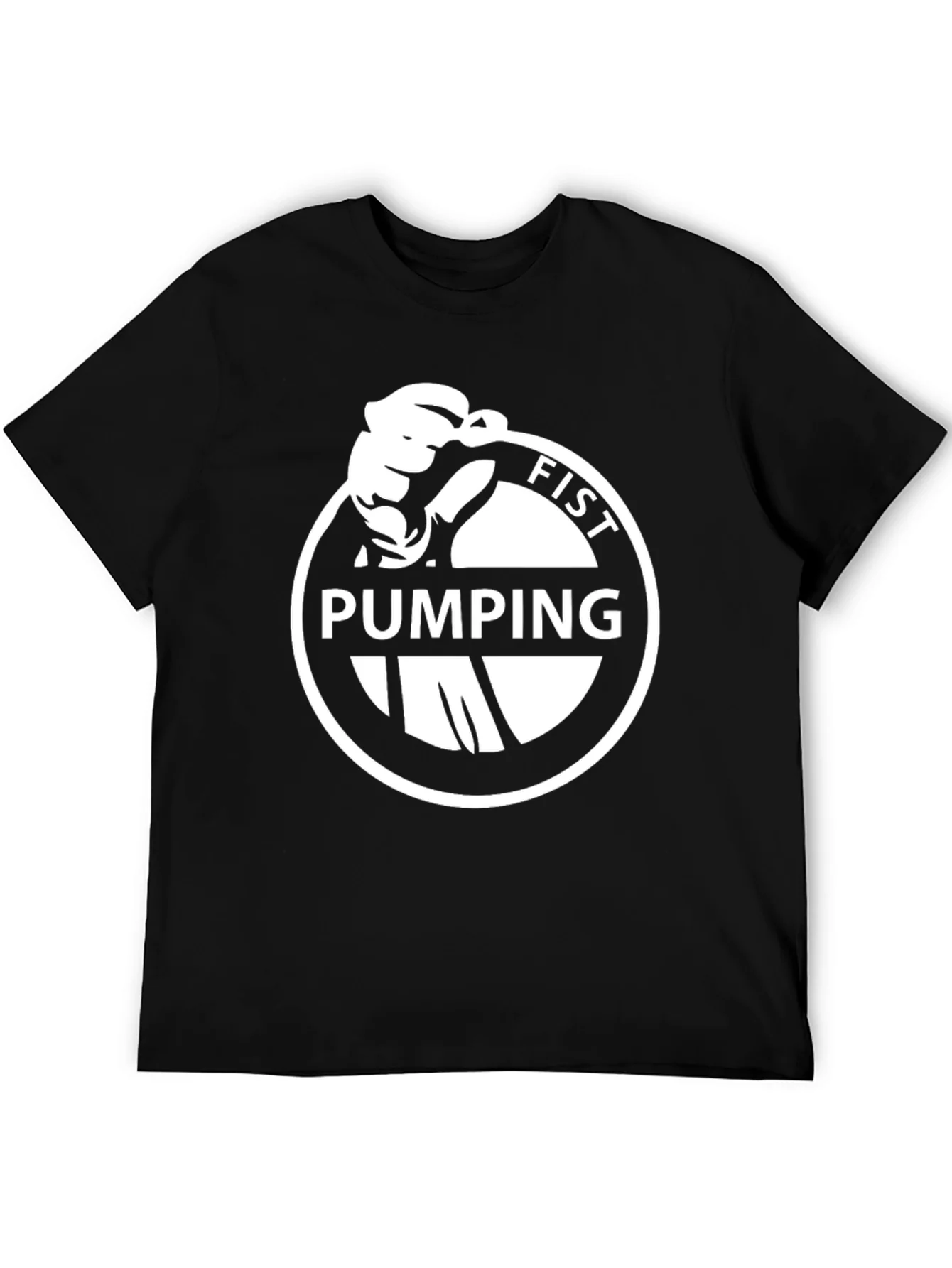 Rebbecca Fist Pumping Graphic Black T-Shirt