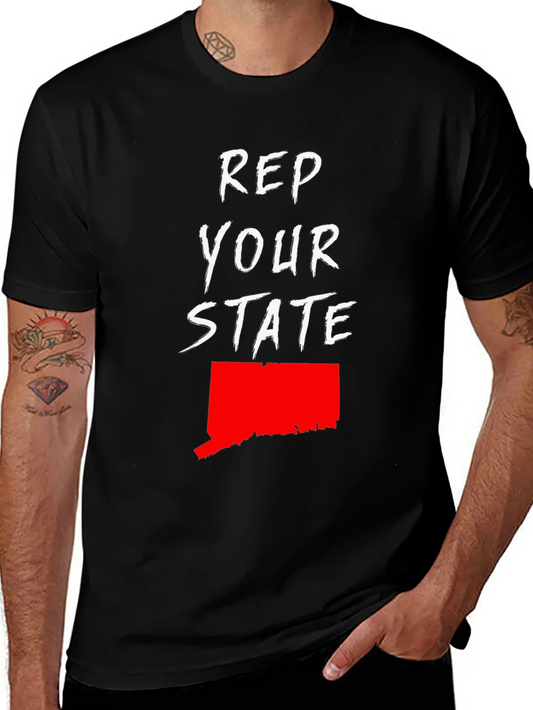 Rebbecca Rep Your State Graphic Tee - Connecticut Pride
