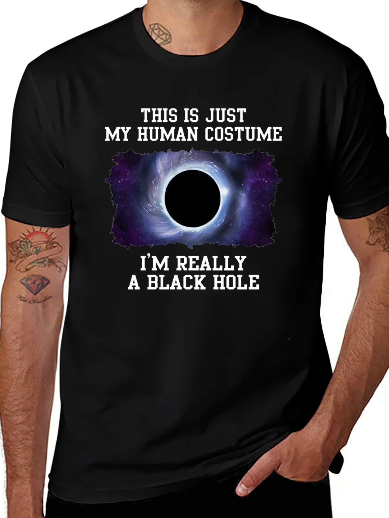 Camiseta Humor¨ªstica Soy un Agujero Negro