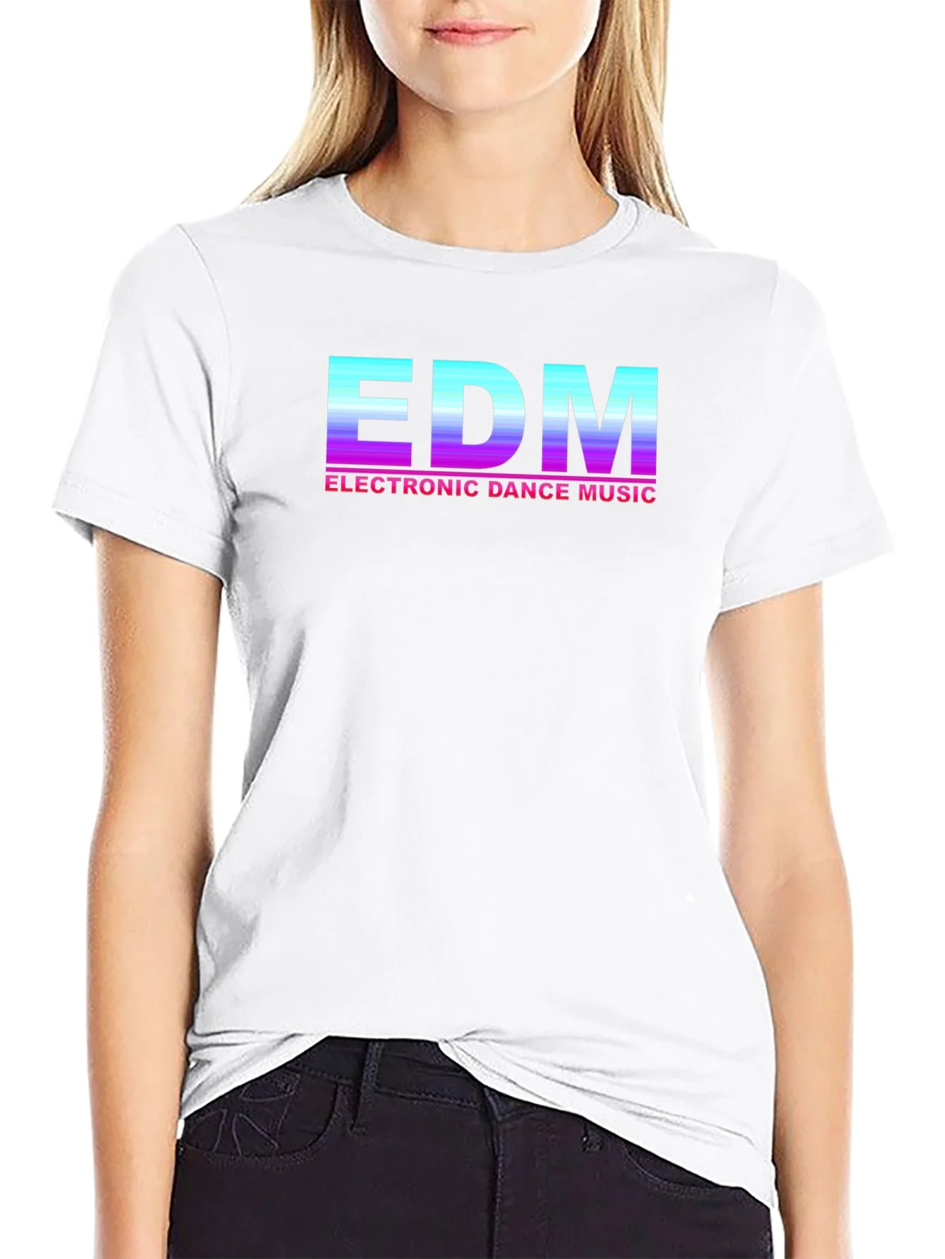 Camiseta EDM Electronic Dance Music Estilo Retro