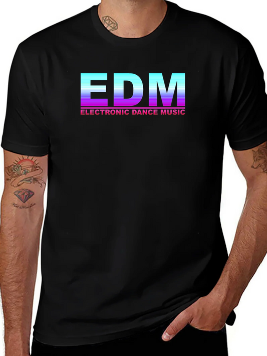 Camiseta EDM Electronic Dance Music Estilo Retro