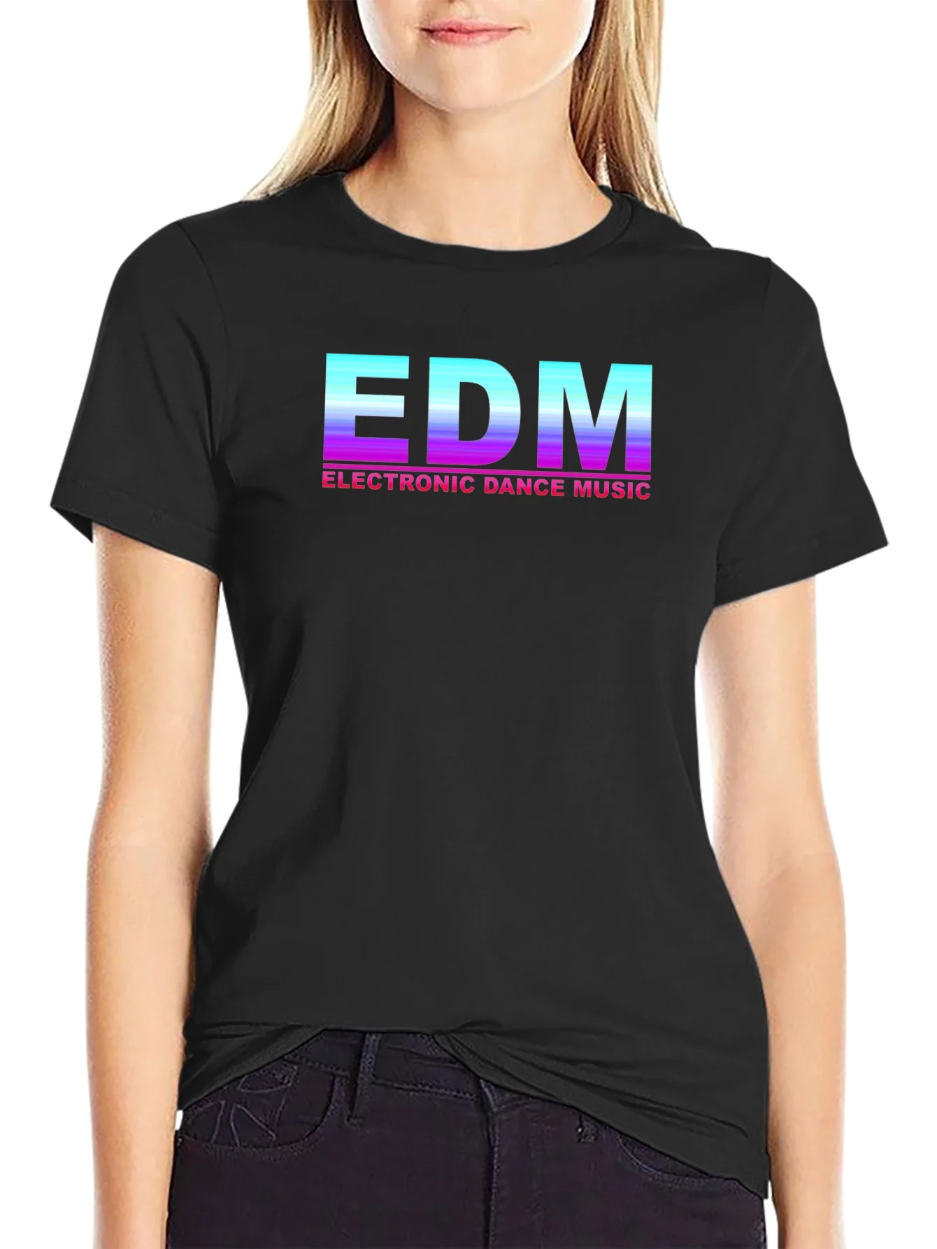 Camiseta EDM Electronic Dance Music Estilo Retro