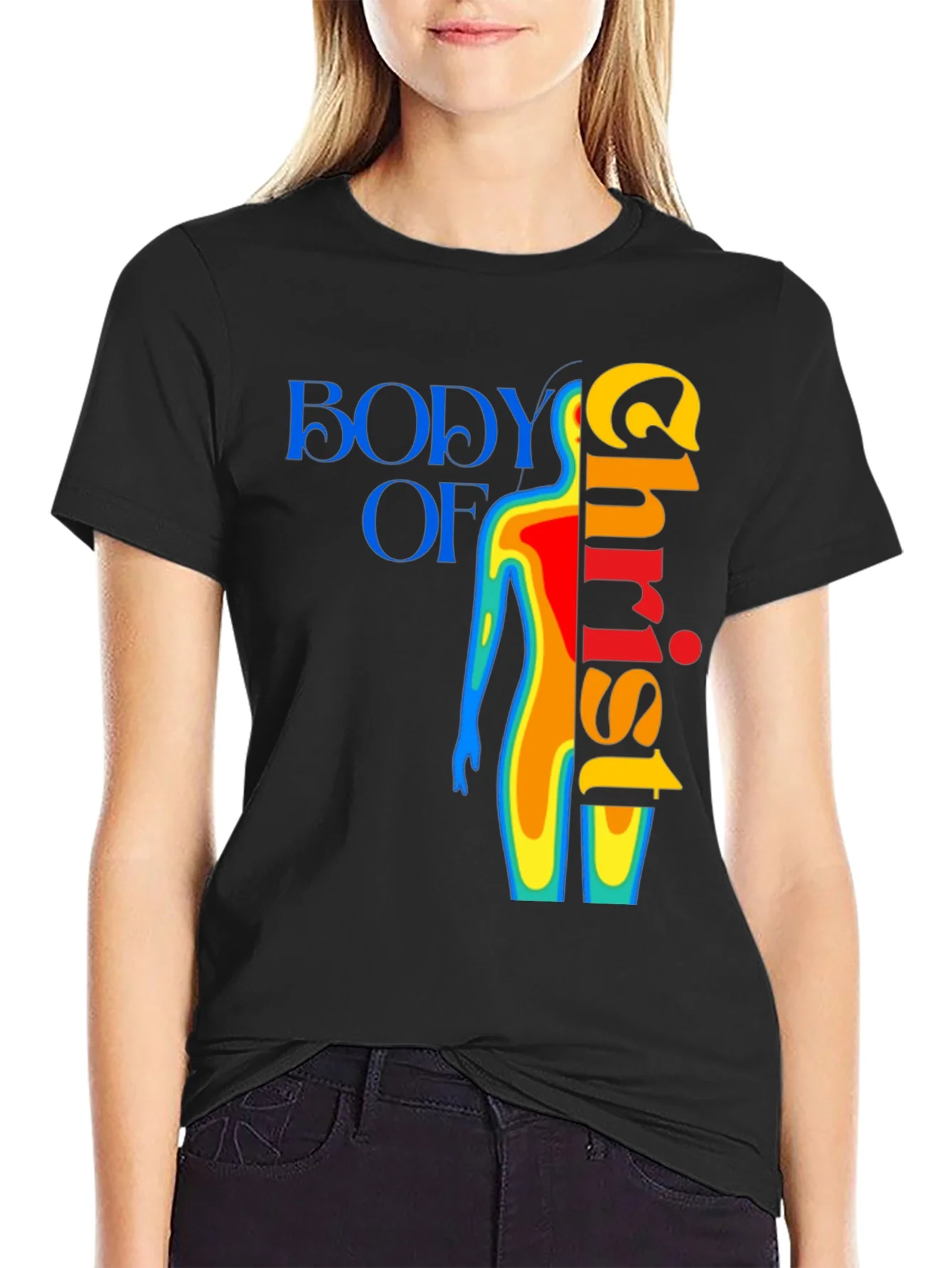 Camiseta Negra Cuerpo de Cristo