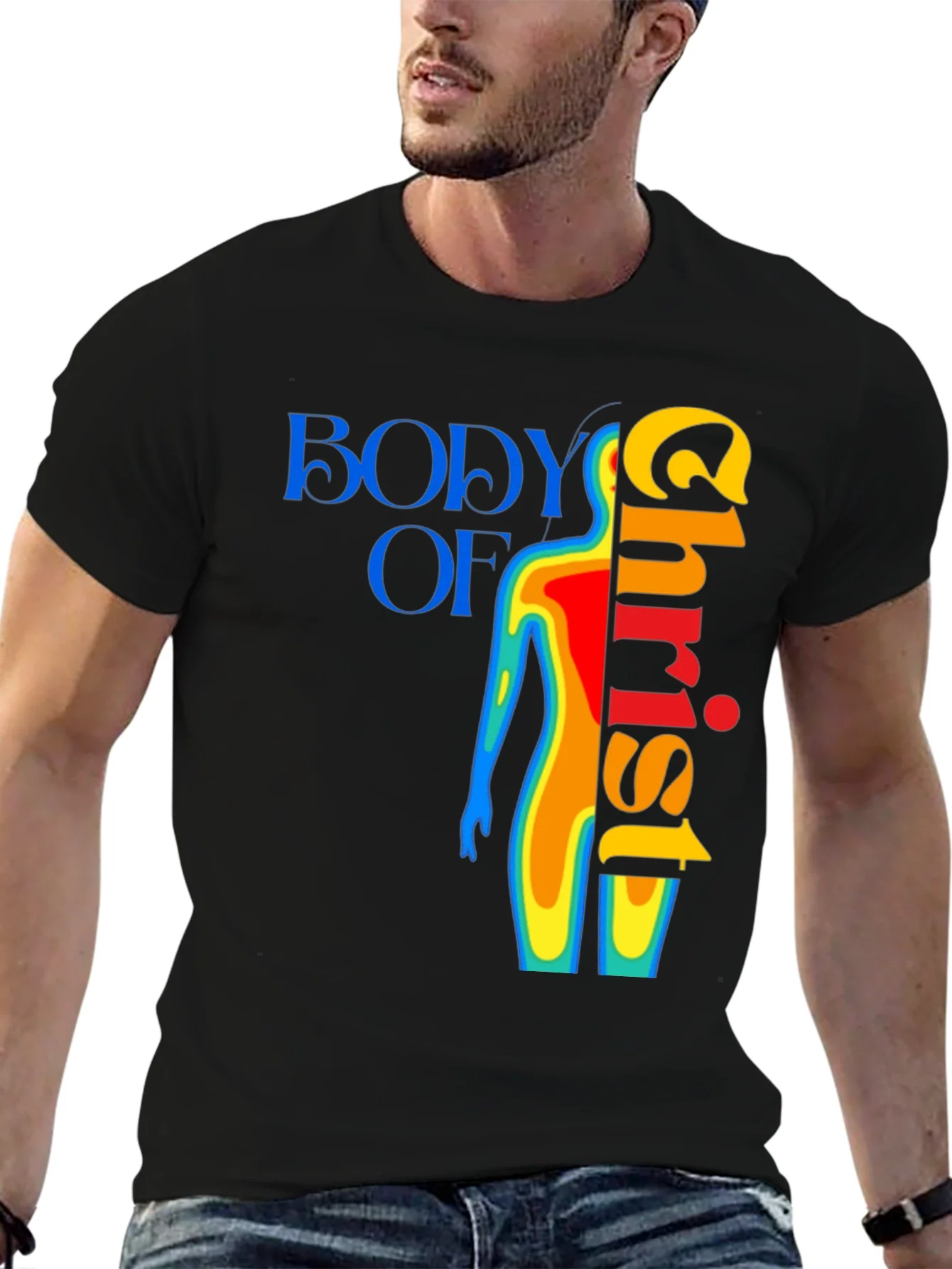 Camiseta Negra Cuerpo de Cristo