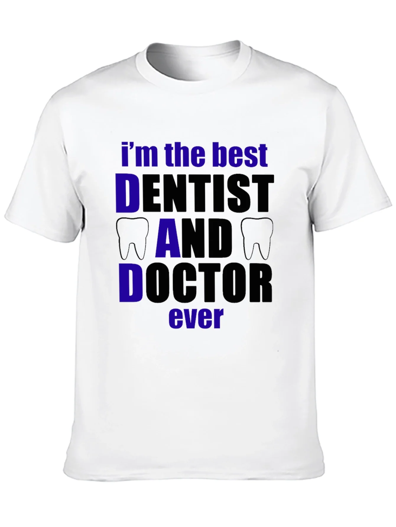 Rebbecca Best Dentist Dad Doctor T-Shirt - Black